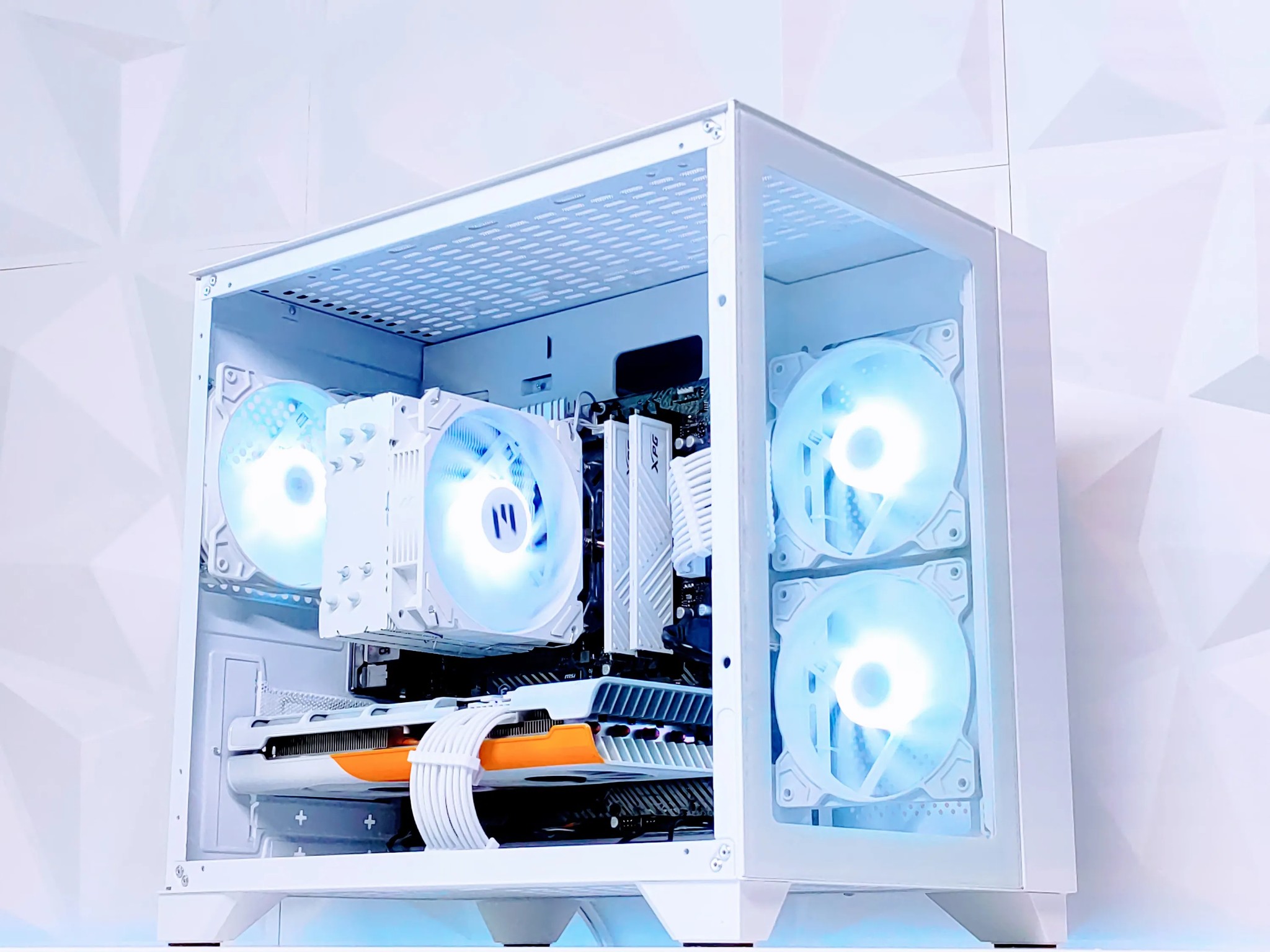 💥4️⃣➡💵1080P Gaming PC❄️Gaming PC❄️AMD RX 580 8GB❄️AMD Ryzen 5 2600 6 core❄️16GB DDR4❄️500GB NVME