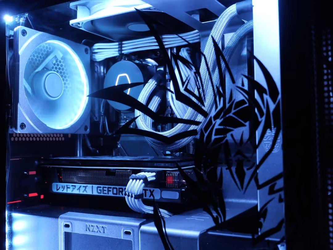 "BLK MTL DRGN" | Ryzen 5 3600, RTX 3060, 1tb nvme ITX build