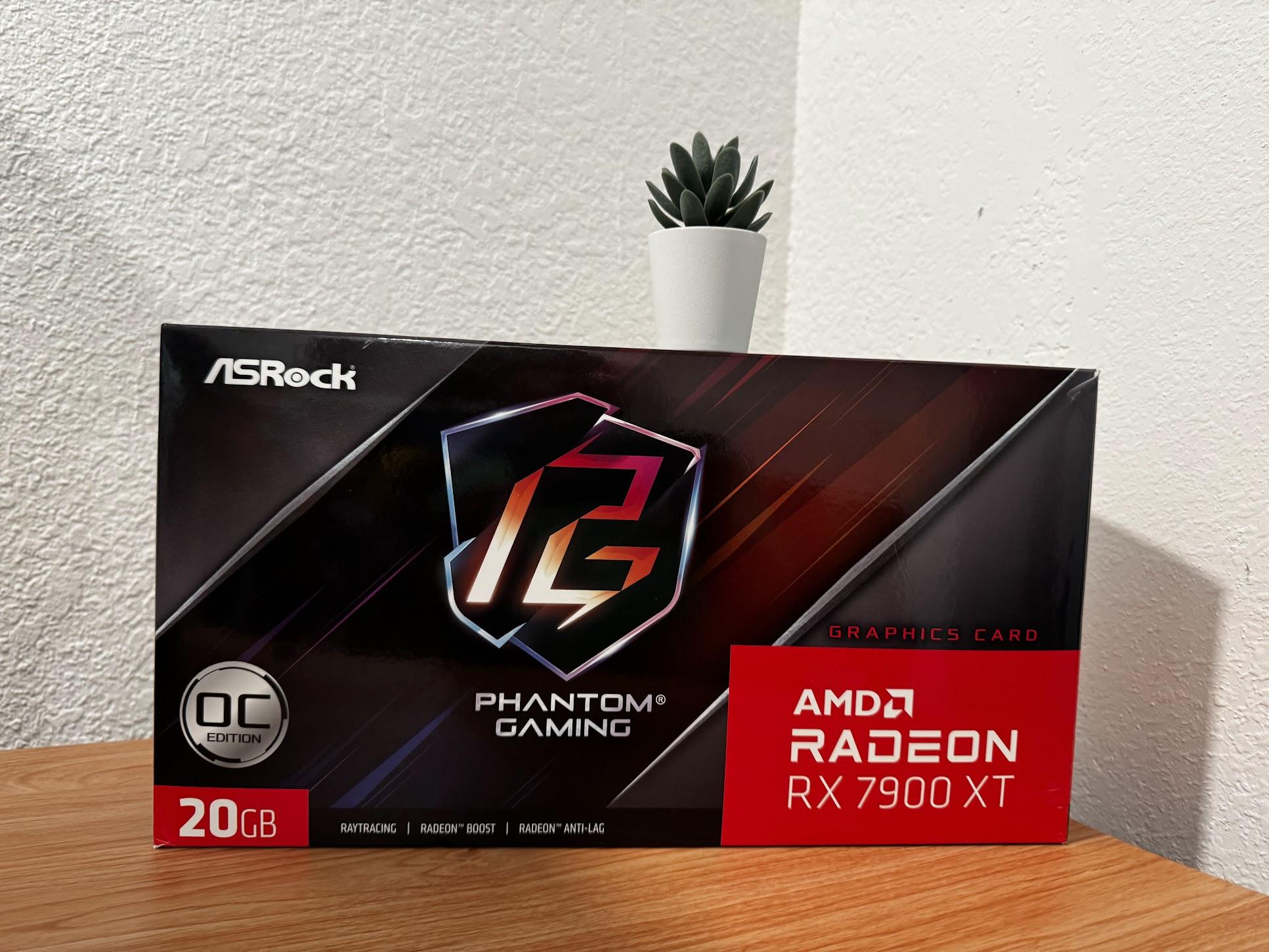 ASRock AMD Radeon RX 7900 XT Phantom Gaming 20GB OC Graphics Card