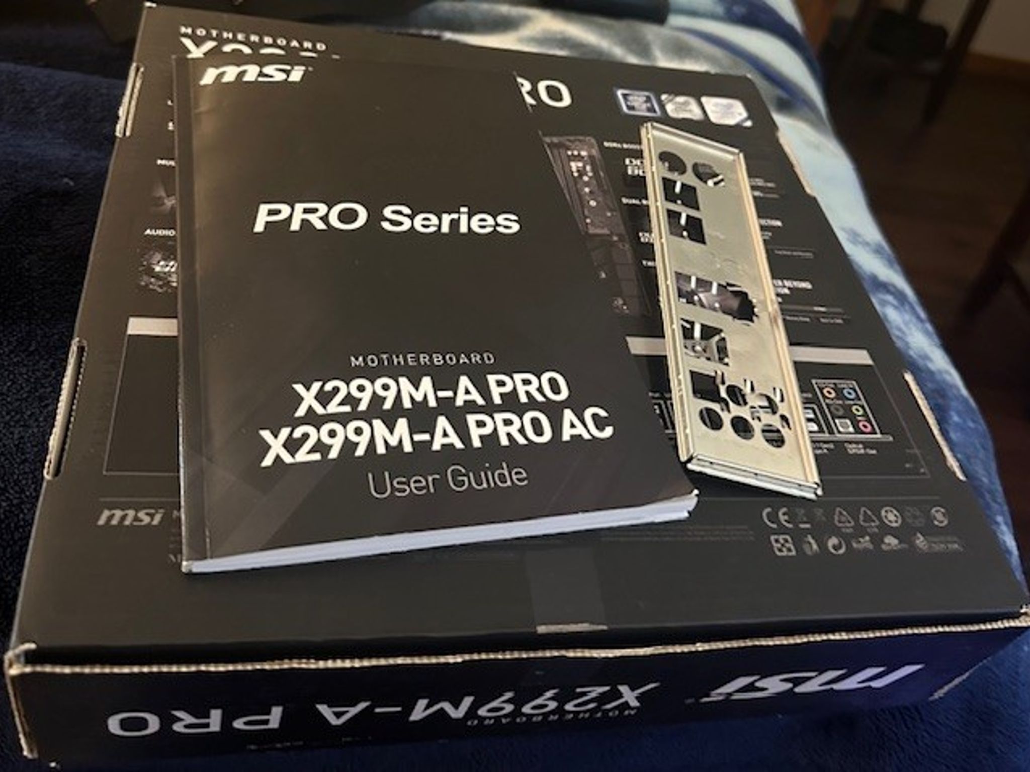MSI X299M-A PRO Micro ATX LGA2066 MOBO with i7-7740x Pre-installed