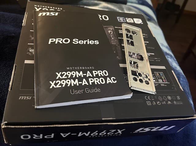 MSI X299M-A PRO Micro ATX LGA2066 MOBO with i7-7740x Pre-installed
