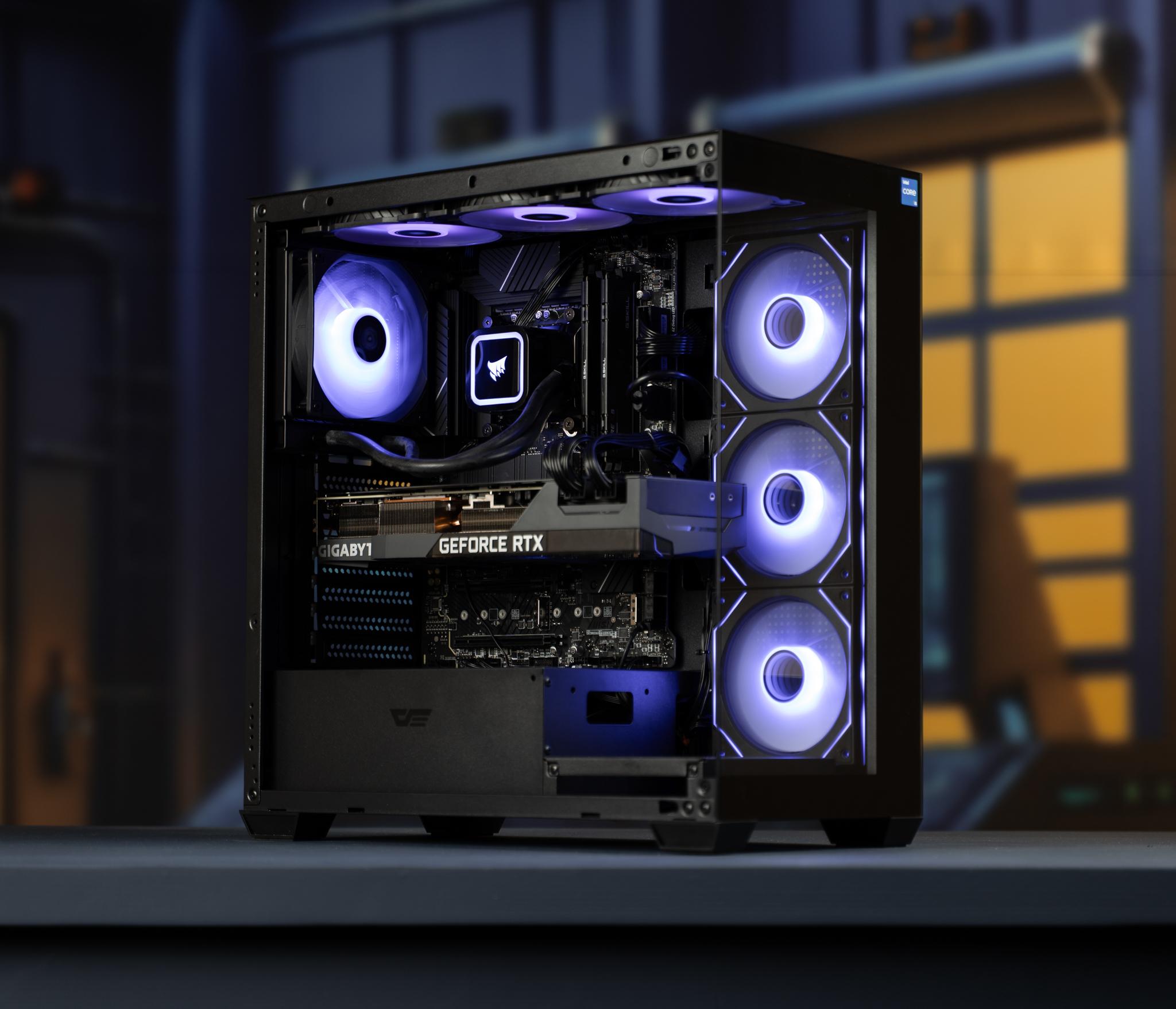 “Nebulor I” RTX 3080 Ti Intel Core i5 14400F 32GB 1TB Windows 11 Workstation Gaming PC