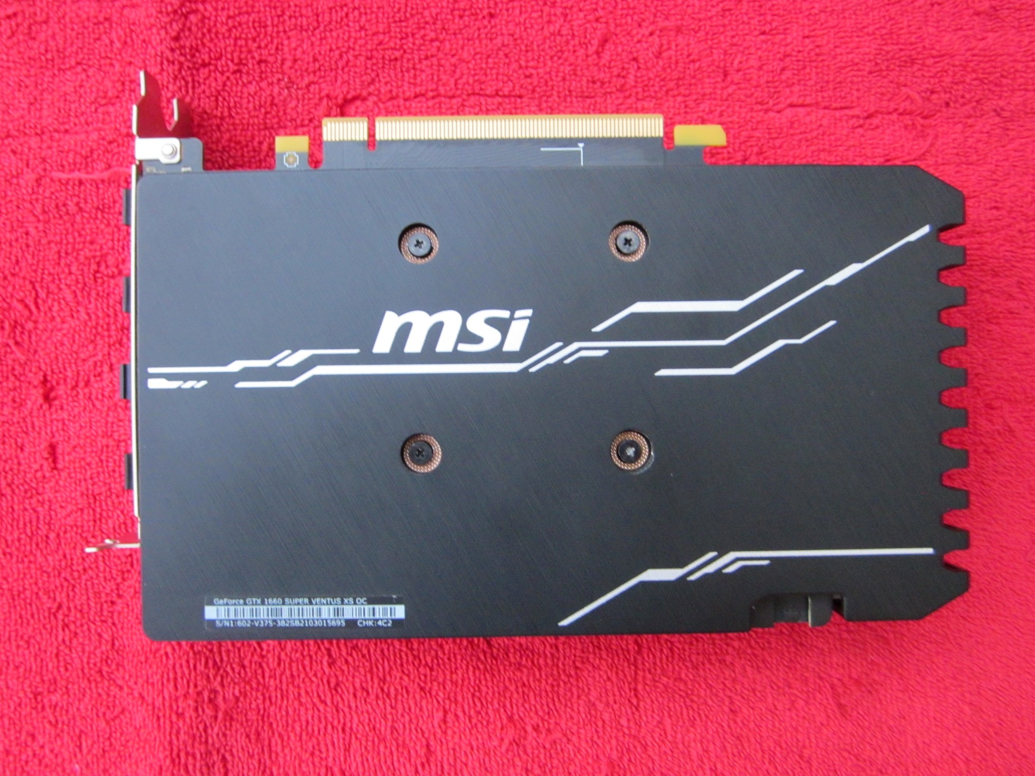 MSI NVIDIA GeForce GTX 1660 Super VENTUS XS OC 6GB GDRR6 Graphics Card