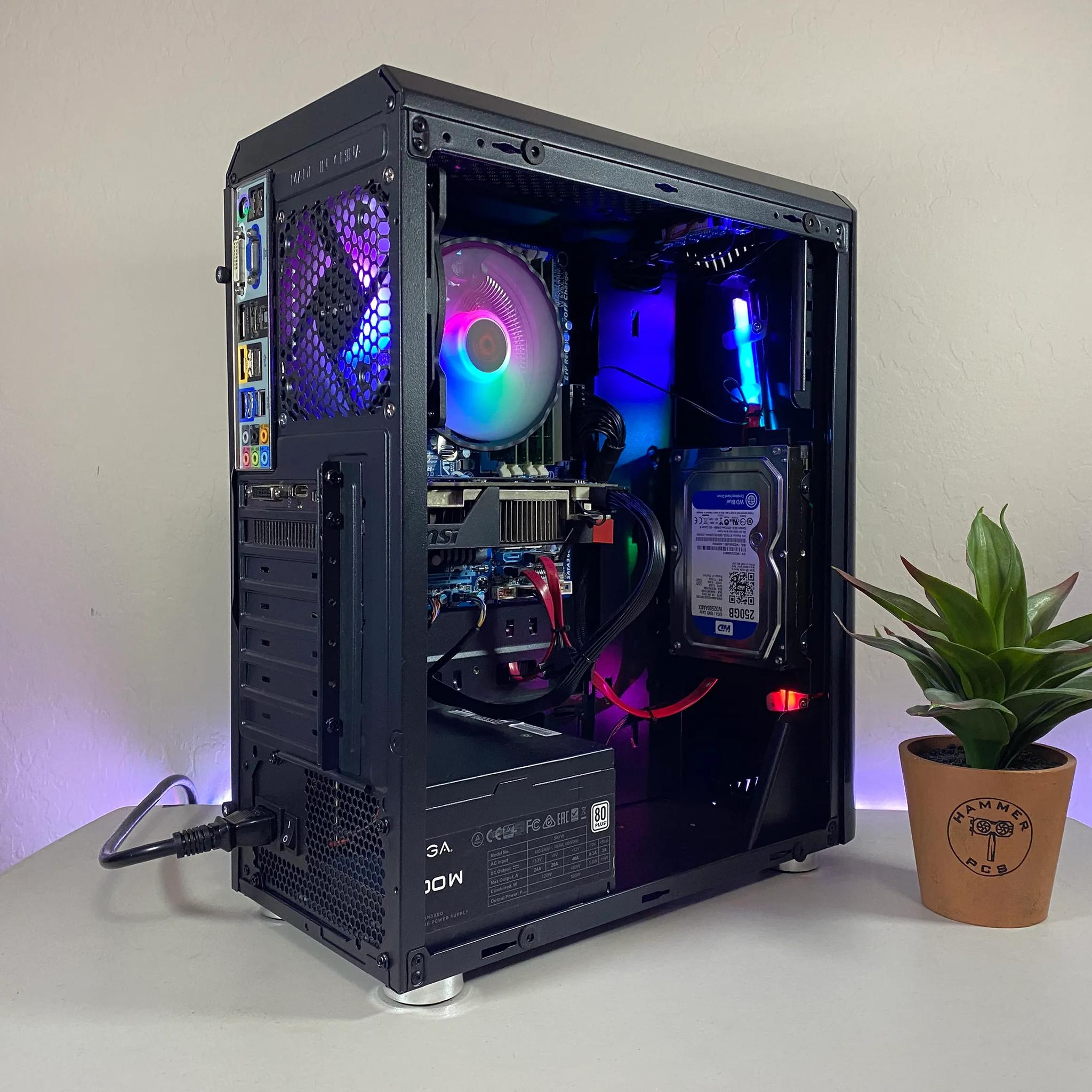 Custom Built Intel i7 Nvidia GeForce RGB Gaming PC Computer - Minecraft, Fortnite, Roblox, CSGO!