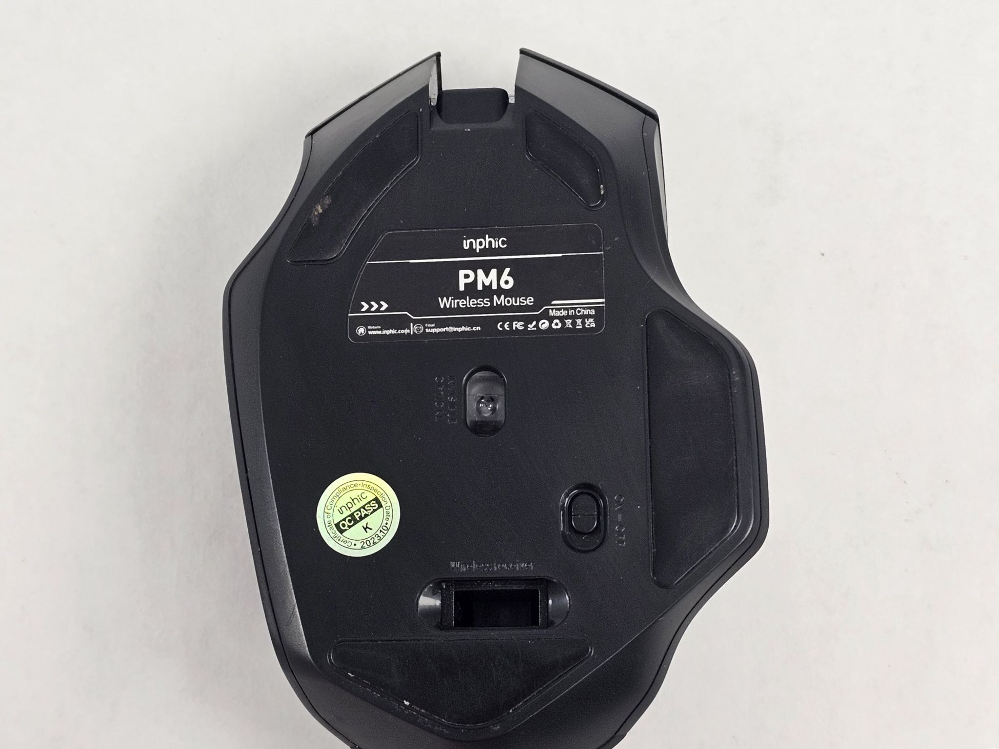 Inphic PM6 Wireless Mouse - Black