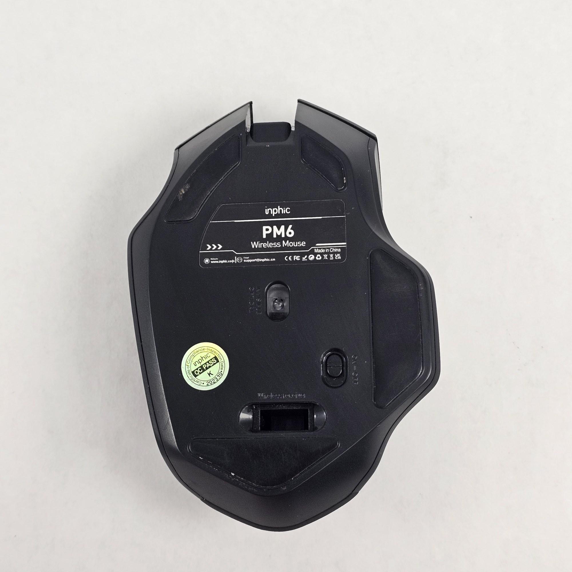 Inphic PM6 Wireless Mouse - Black