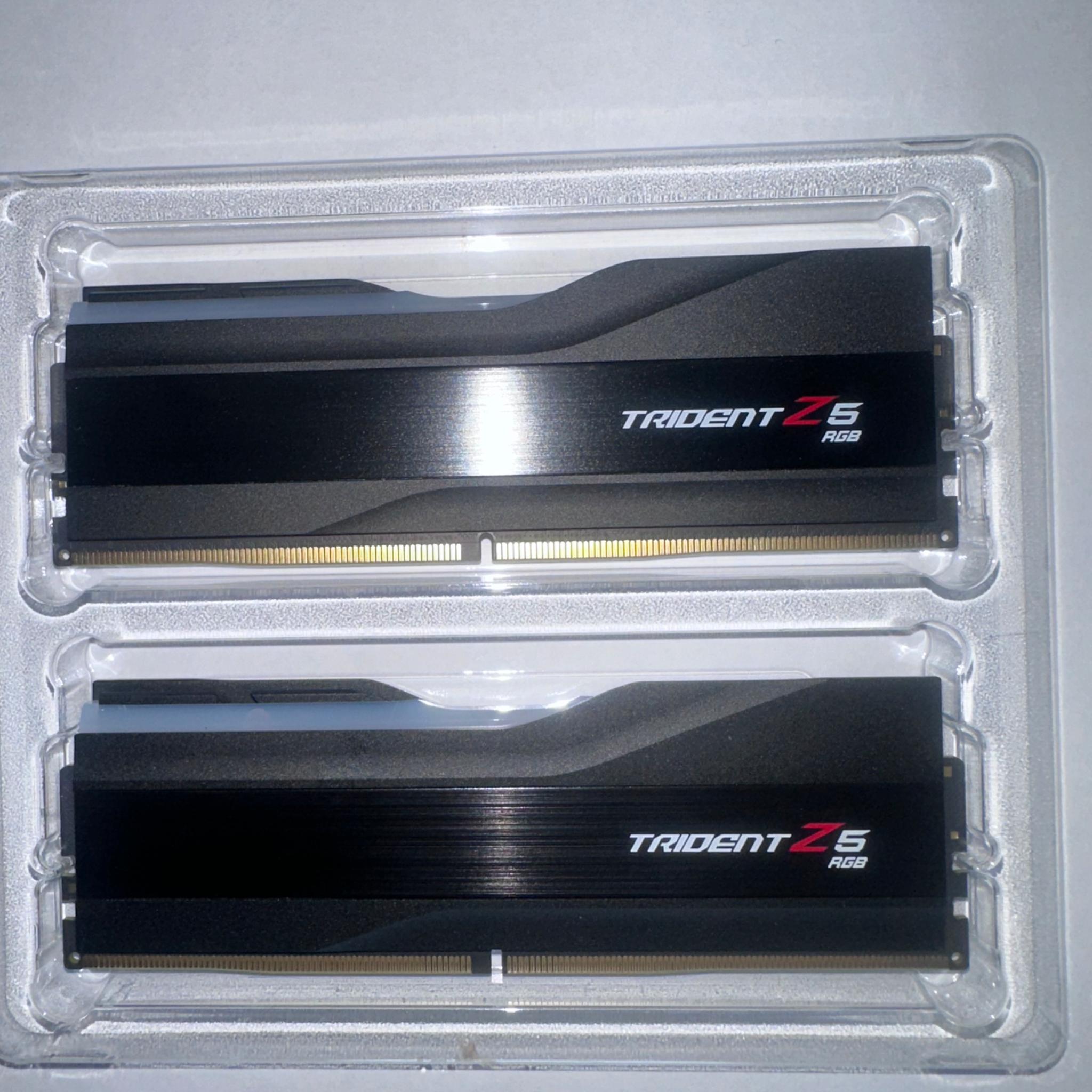 On Sale!🔥 Used G.SKILL Trident Z5 RGB Series 32GB (2 x 16GB) 288-Pin PC RAM DDR5 7200 Desktop Memory