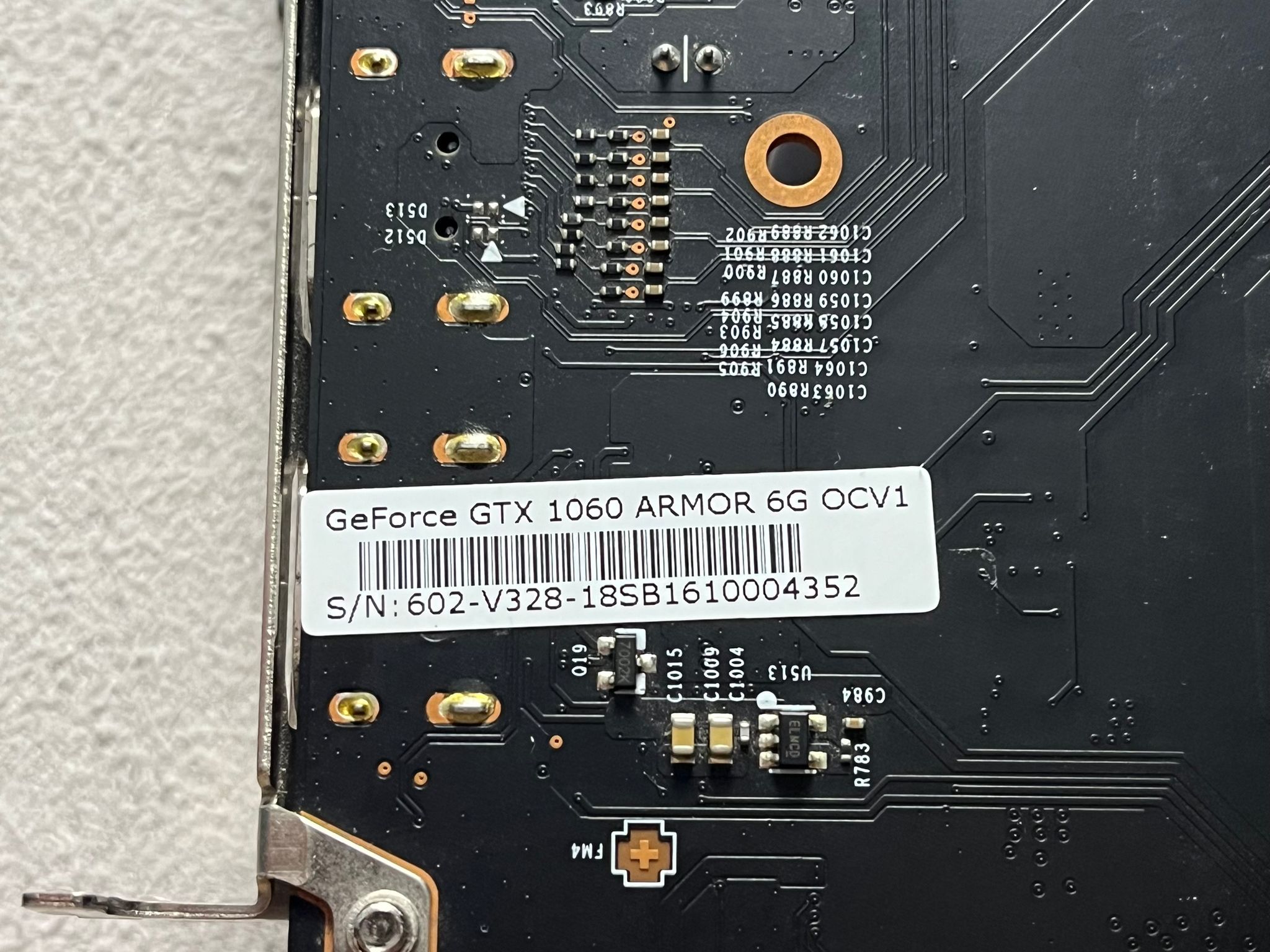MSI NVIDIA GeForce GTX 1060 ARMOR 6GB