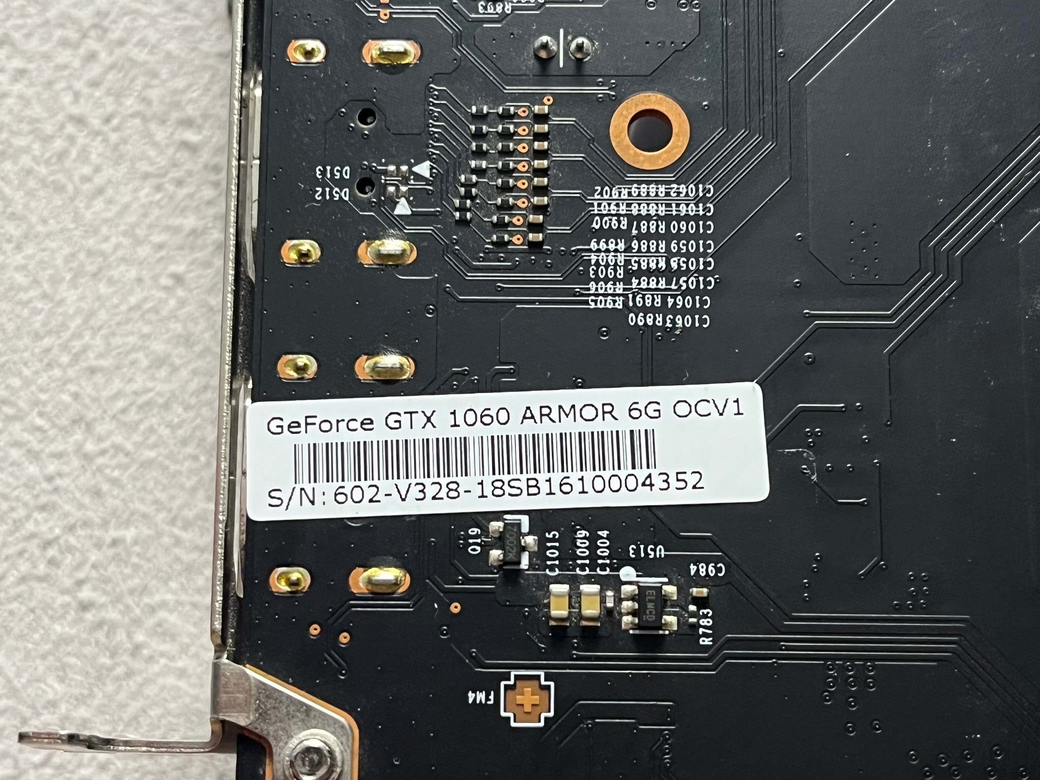 MSI NVIDIA GeForce GTX 1060 ARMOR 6GB