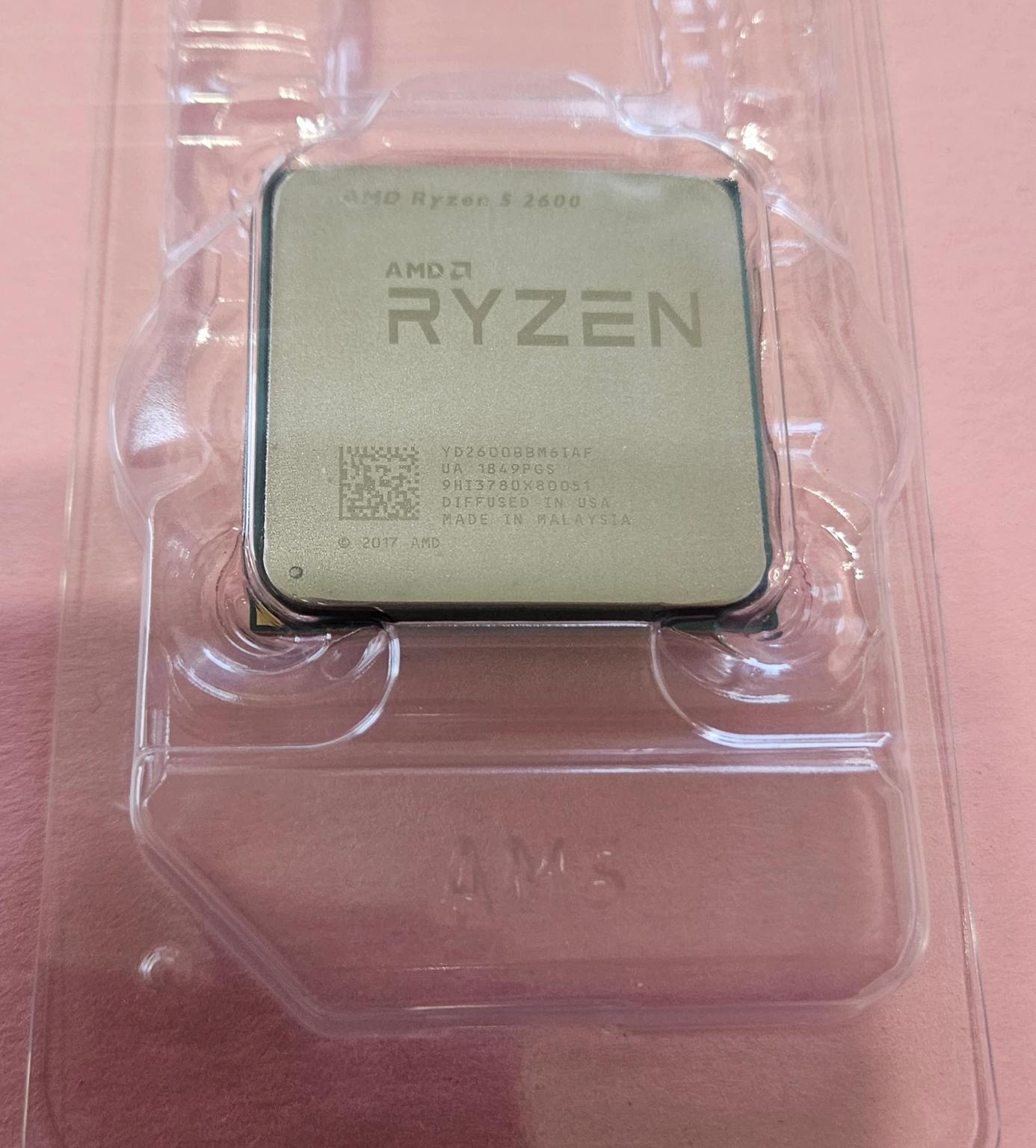 AMD Ryzen 5 2600 Six-Core 3.4-3.9 GHz 65W Socket AM4 CPU Processor