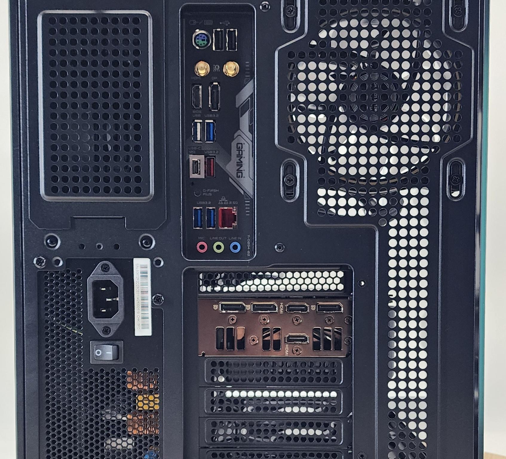 Gaming PC Ryzen 7 7800X3D 32GB RAM 1TB SSD RTX 4070 Ti 12GB Windows 11 Computer