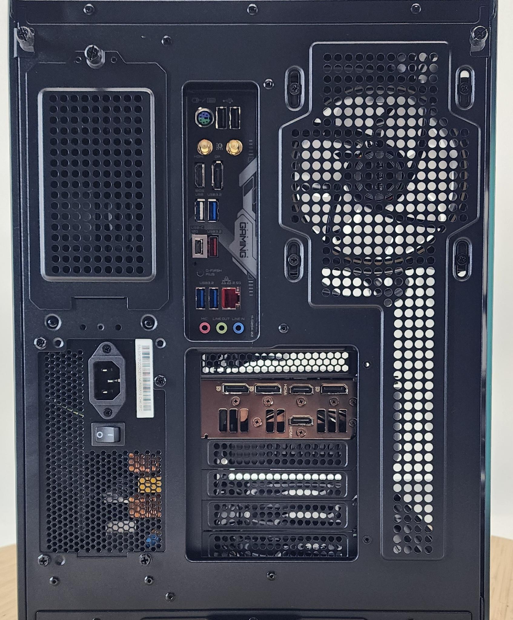 Gaming PC Ryzen 7 7800X3D 32GB RAM 1TB SSD RTX 4070 Ti 12GB Windows 11 Computer