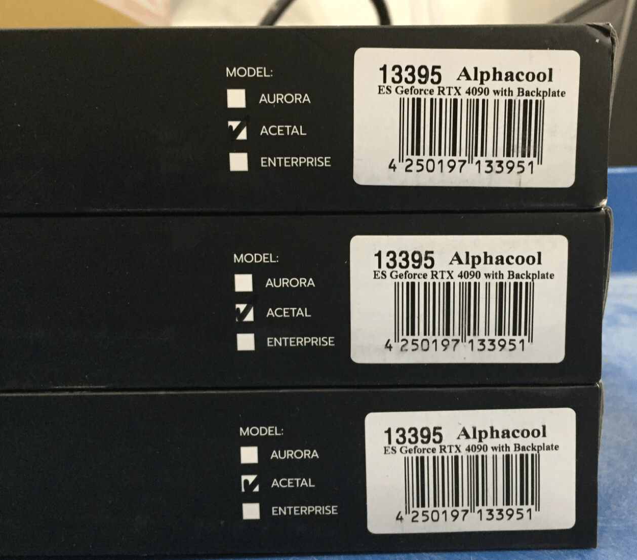 Alphacool ES RTX 4090 Reference GPU Water Block with Backplate 13395 - New