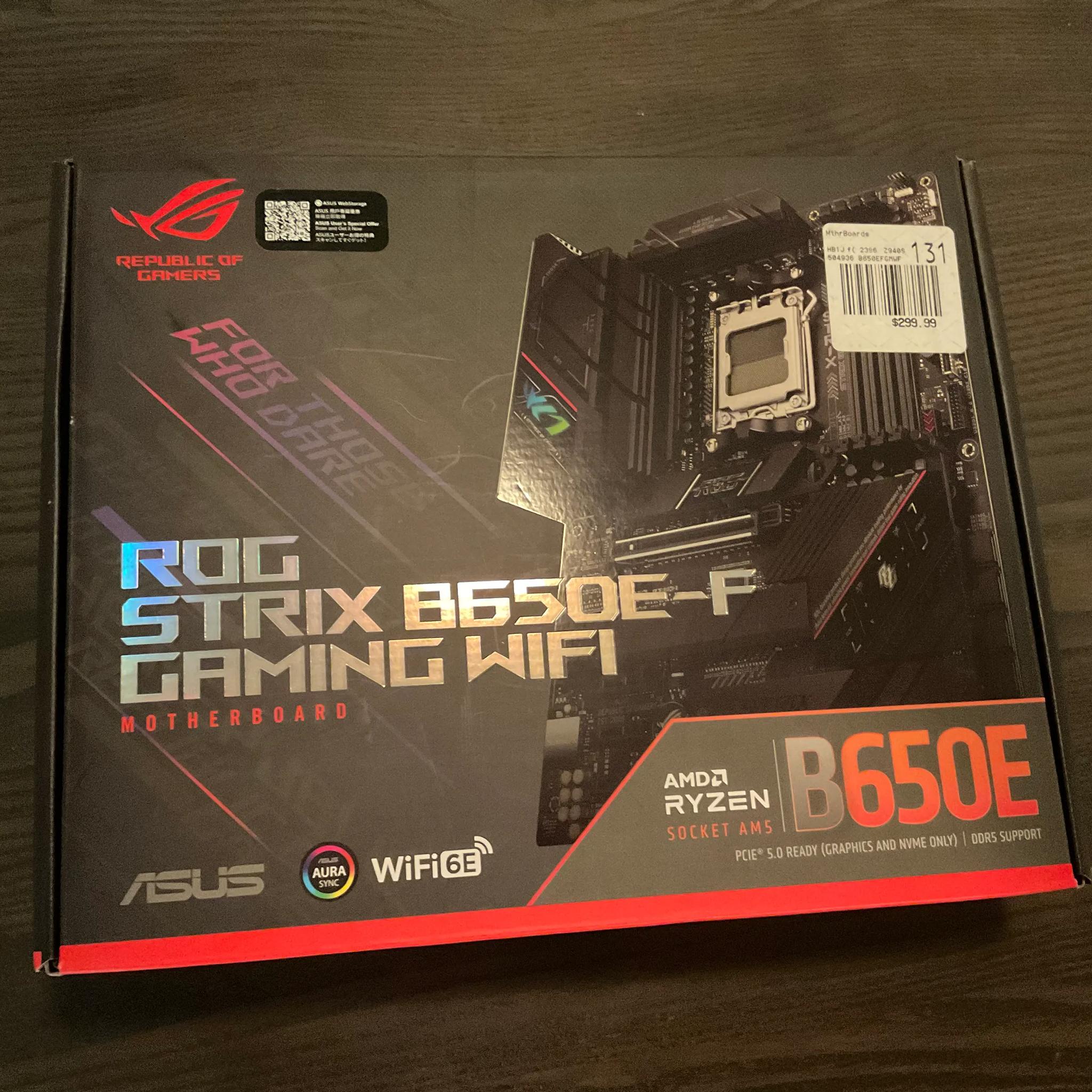 On Sale! ASUS ROG STRIX B650E-F GAMING WIFI
