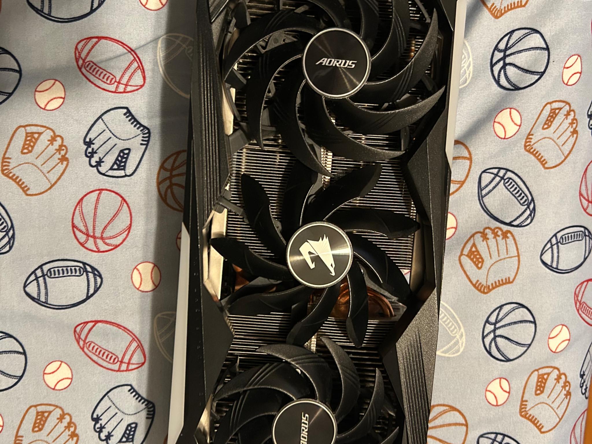 Auros 3070 TI 8GB LCD Screen