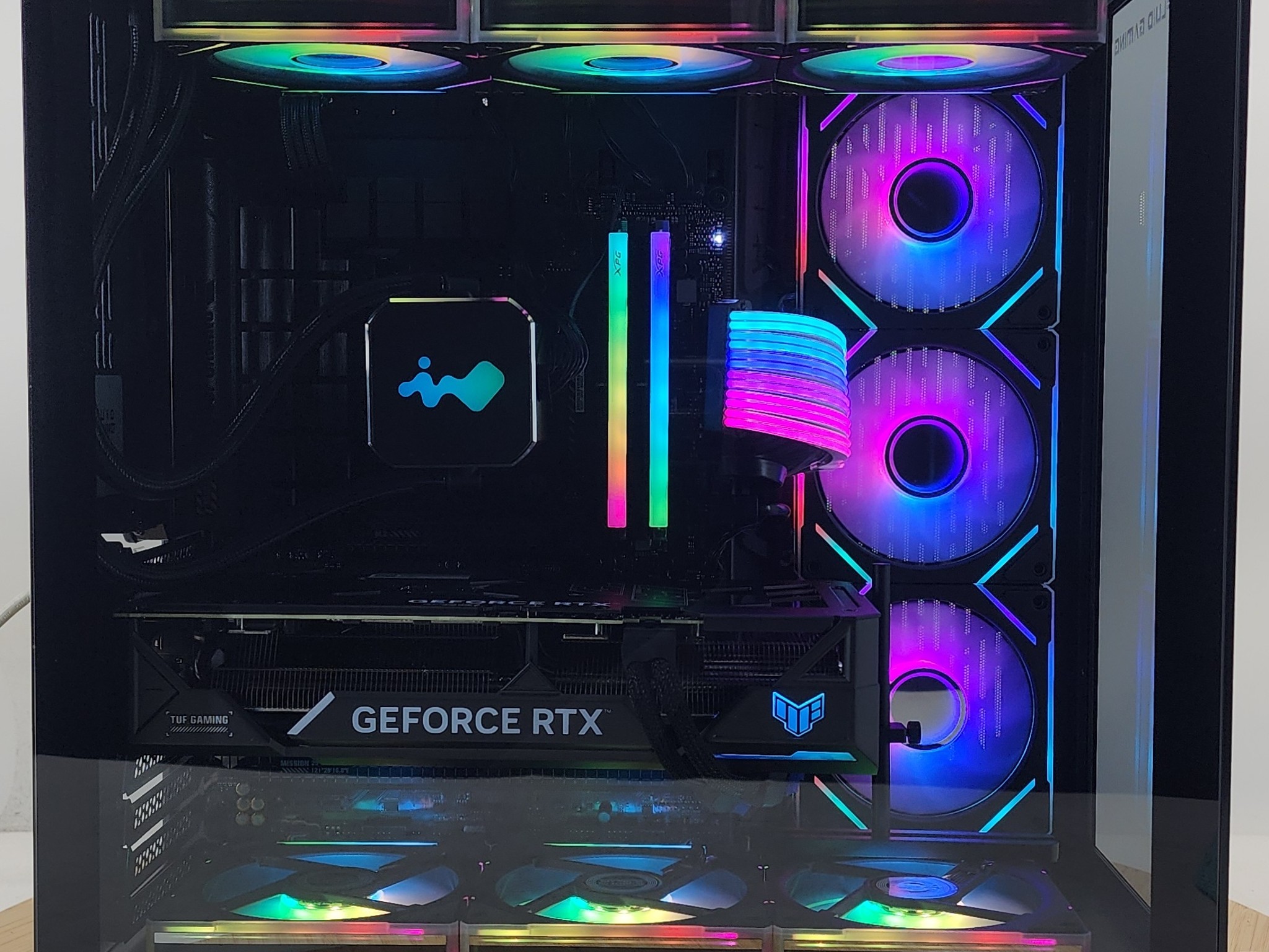 Gaming PC Ryzen 7 7800X3D 32GB RAM 1TB SSD RTX 4070 Ti 12GB Windows 11 Computer