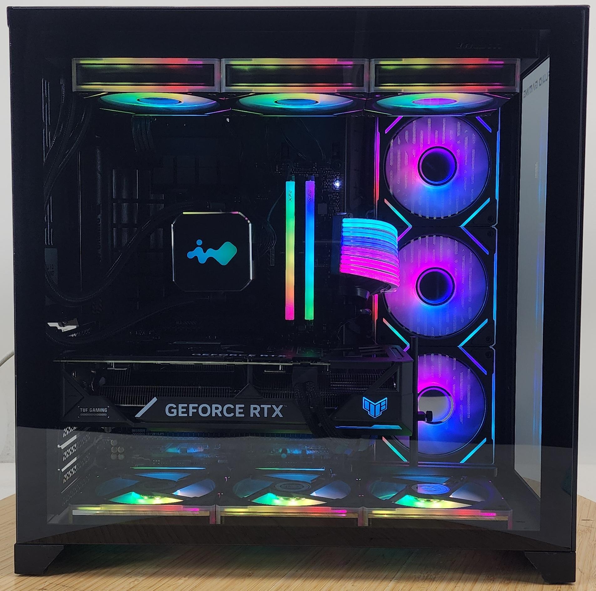Gaming PC Ryzen 7 7800X3D 32GB RAM 1TB SSD RTX 4070 Ti 12GB Windows 11 Computer