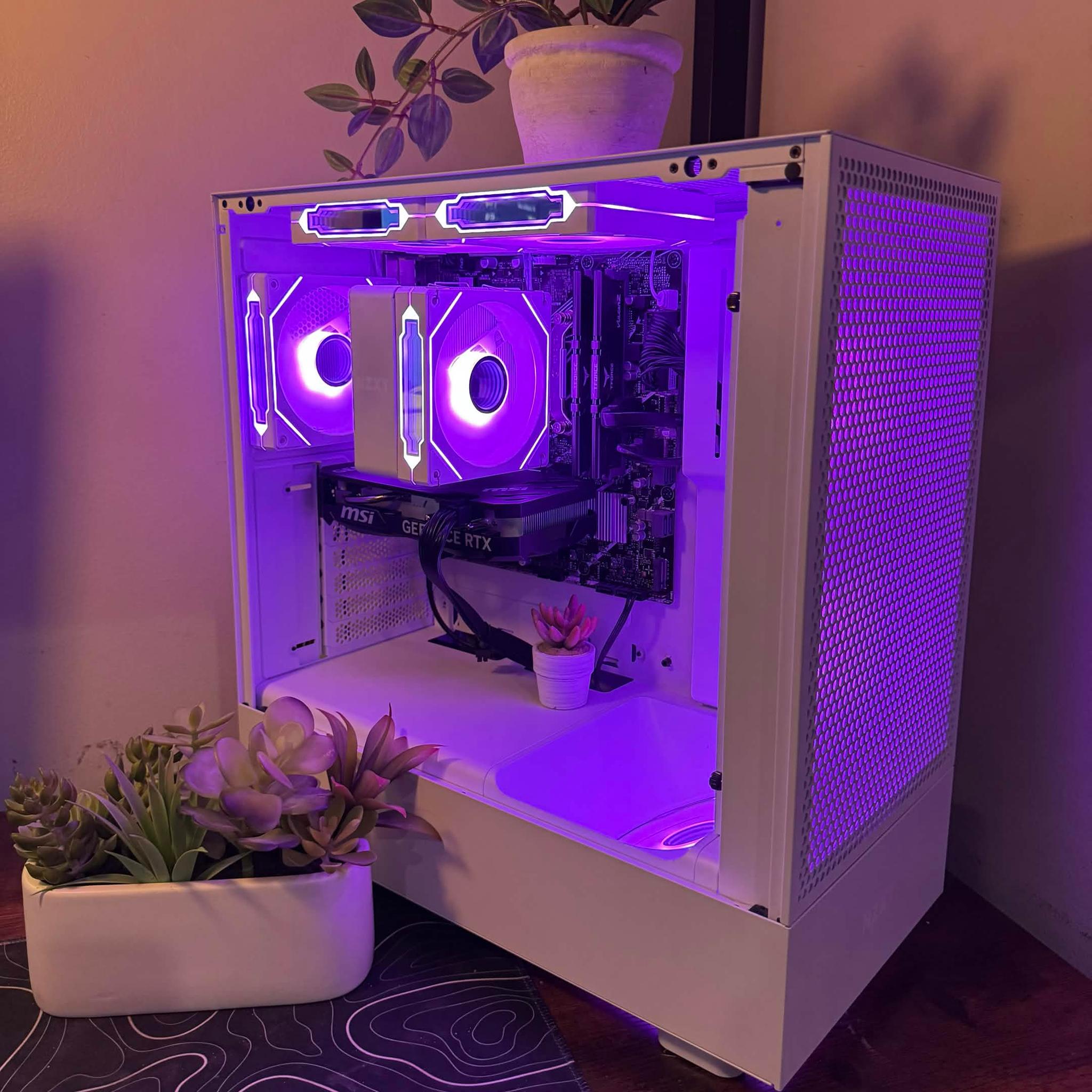 White/Black "Panda" Mid Range PC - i5 12400F | RTX 4060 | 16GB DDR4 3200 | BT & Wifi