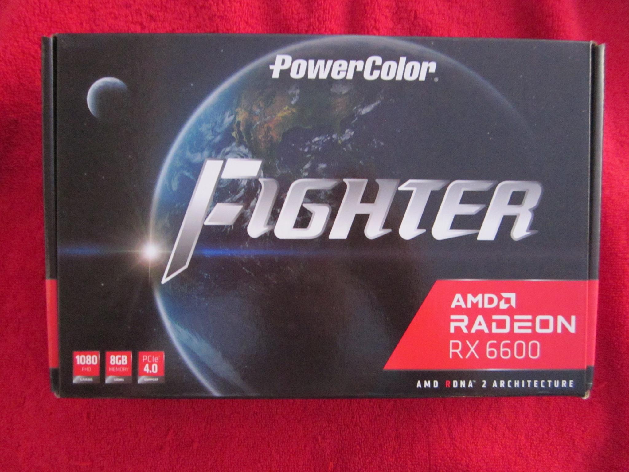 PowerColor Fighter RX 6600 8GB GDDR6 Graphics Card AXRX PCI Express 4.0