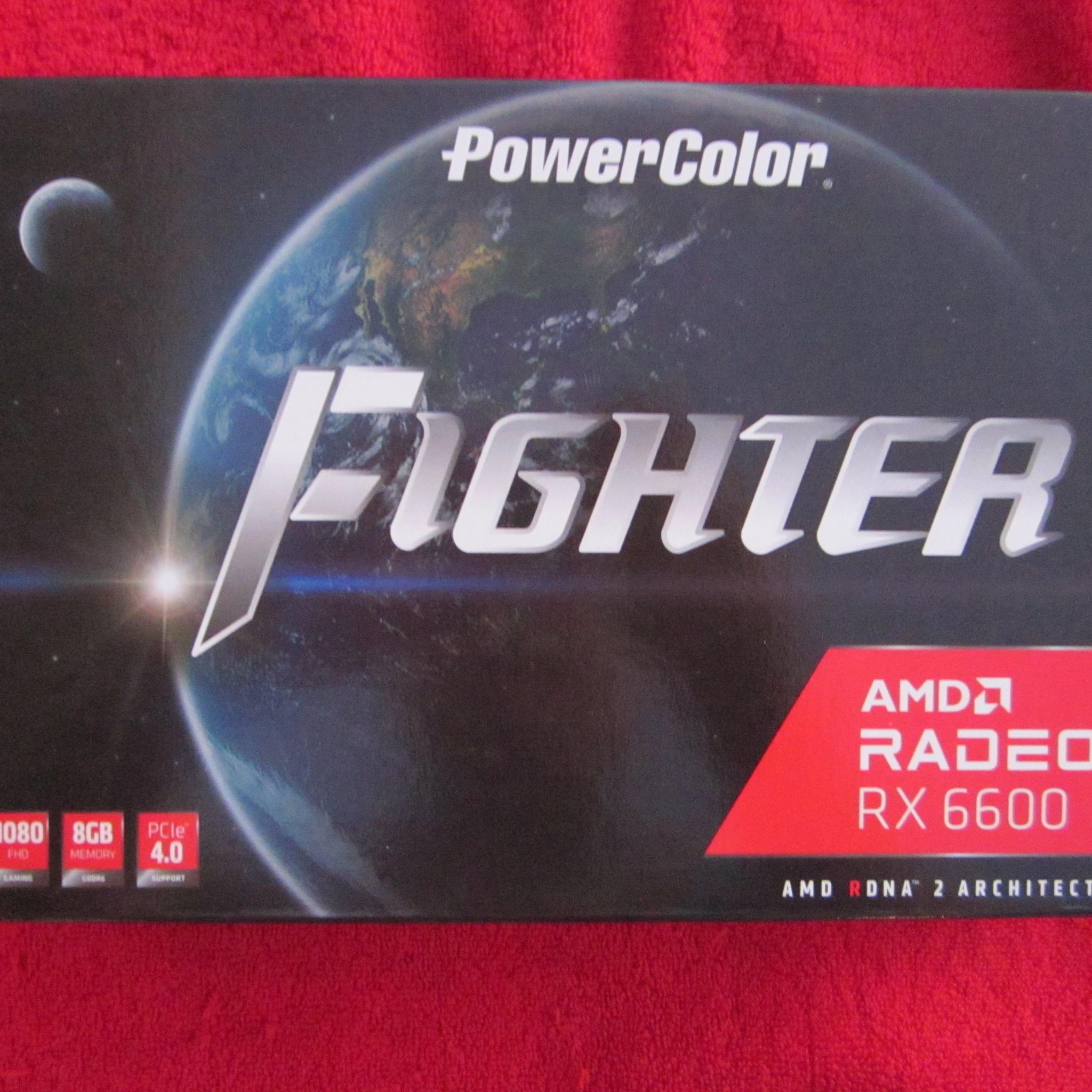 PowerColor Fighter RX 6600 8GB GDDR6 Graphics Card AXRX PCI Express 4.0