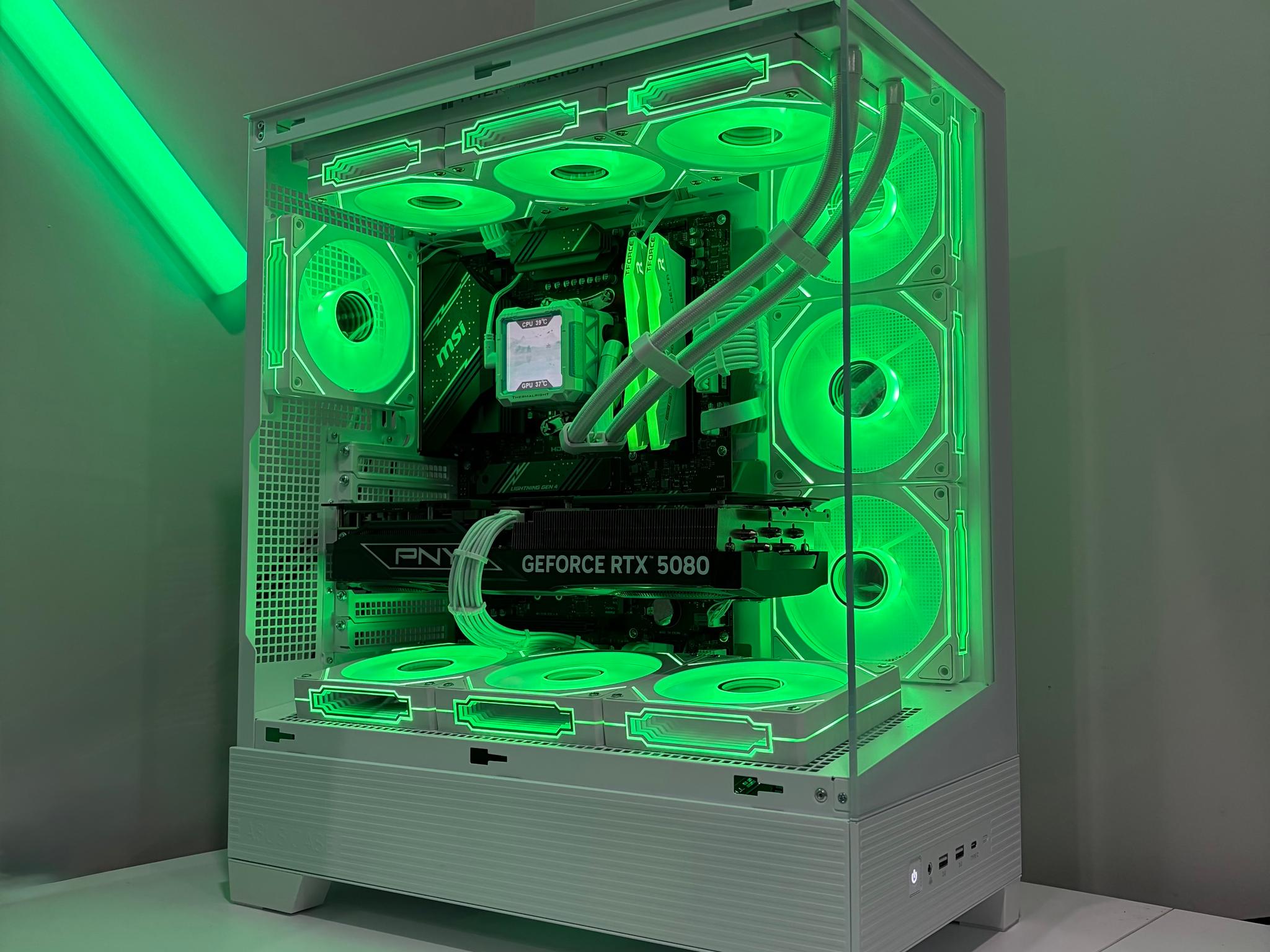 PC Gamer VIBOX - AMD Ryzen 7 9800X3D, RTX 5080 16 Go, 32 Go DDR5, 2 To SSD NVMe, Windows 11