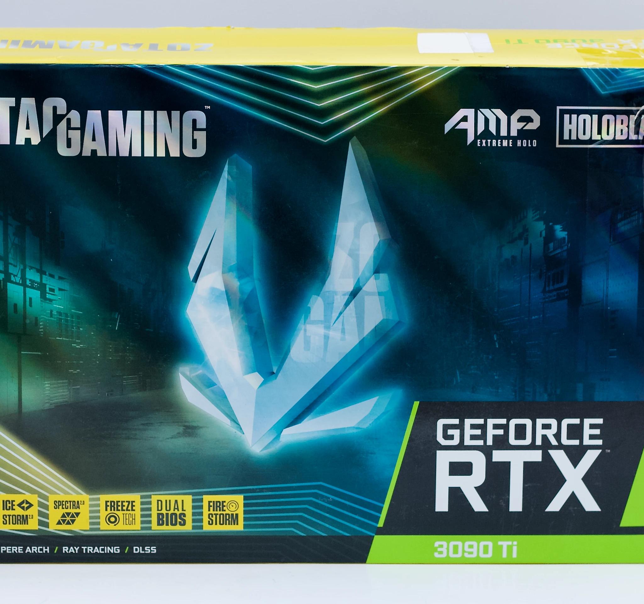 ZOTAC Gaming RTX 3090 Ti AMP Extreme Holo 24GB GDDR6X — Excellent
