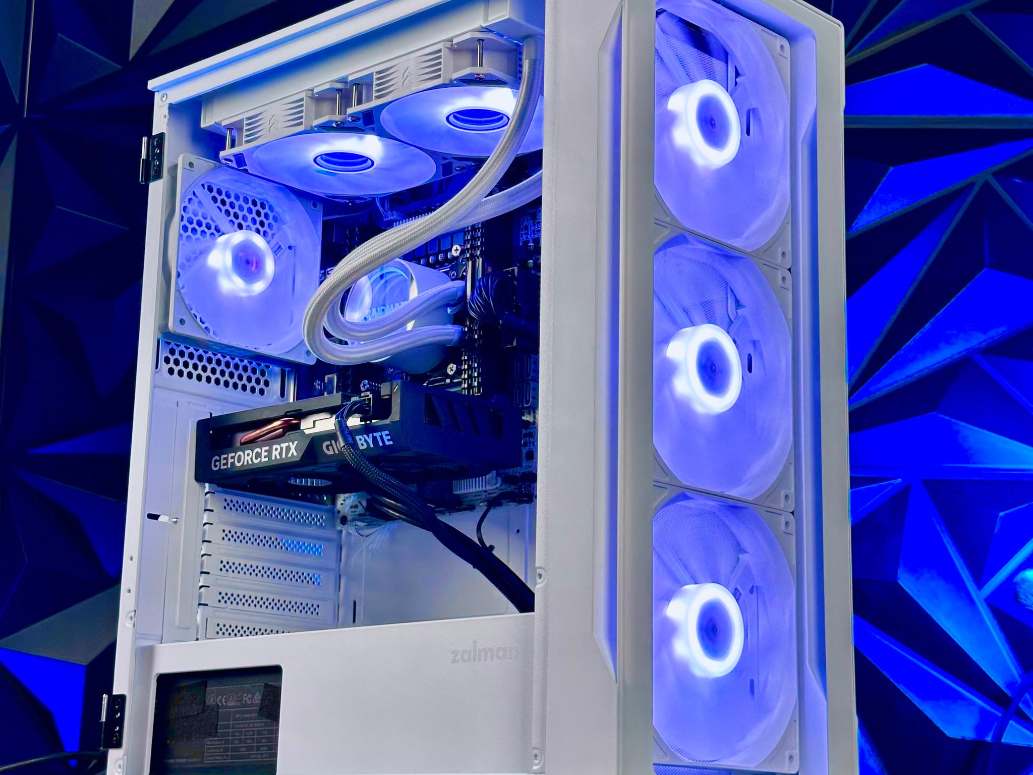 Custom Liquid cooled Gaming PC Desktop Intel Core i7 5820k 32GB DDR4 SSD+1TB TPM 2 Nvidia RTX 5060