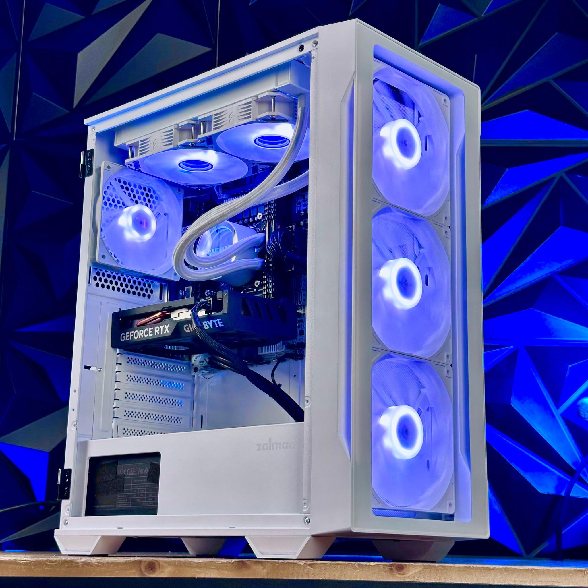 Custom Liquid cooled Gaming PC Desktop Intel Core i7 5820k 32GB DDR4 SSD+1TB TPM 2 Nvidia RTX 5060