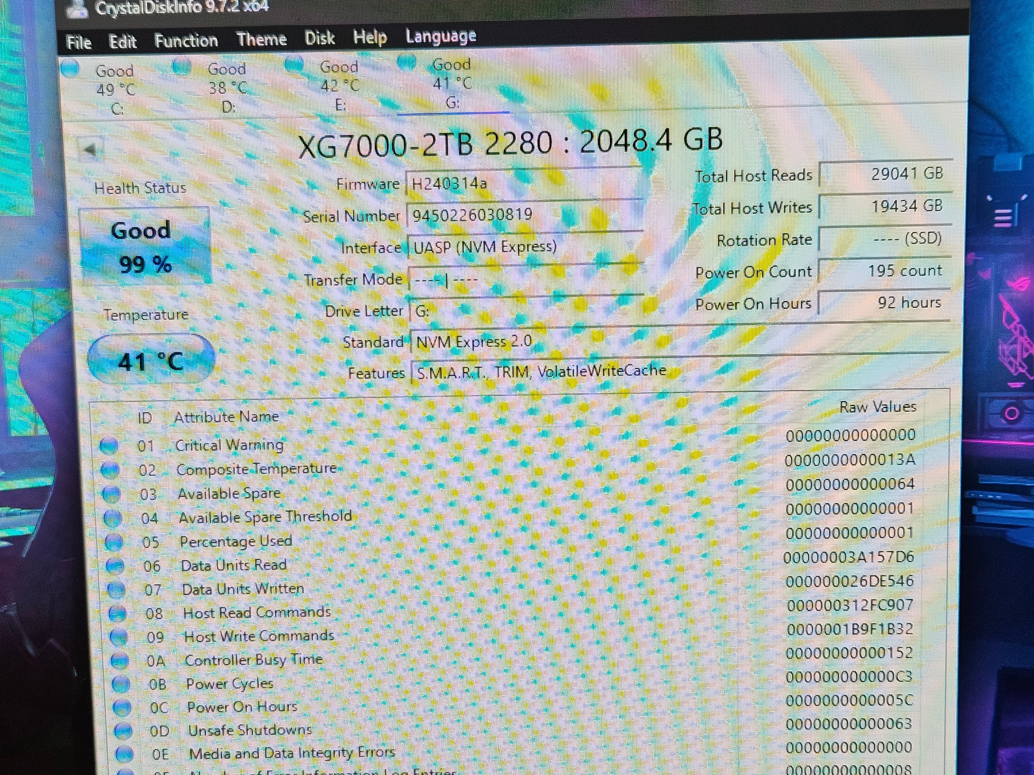 KingSpec 2TB XG 7000 NVME SSD