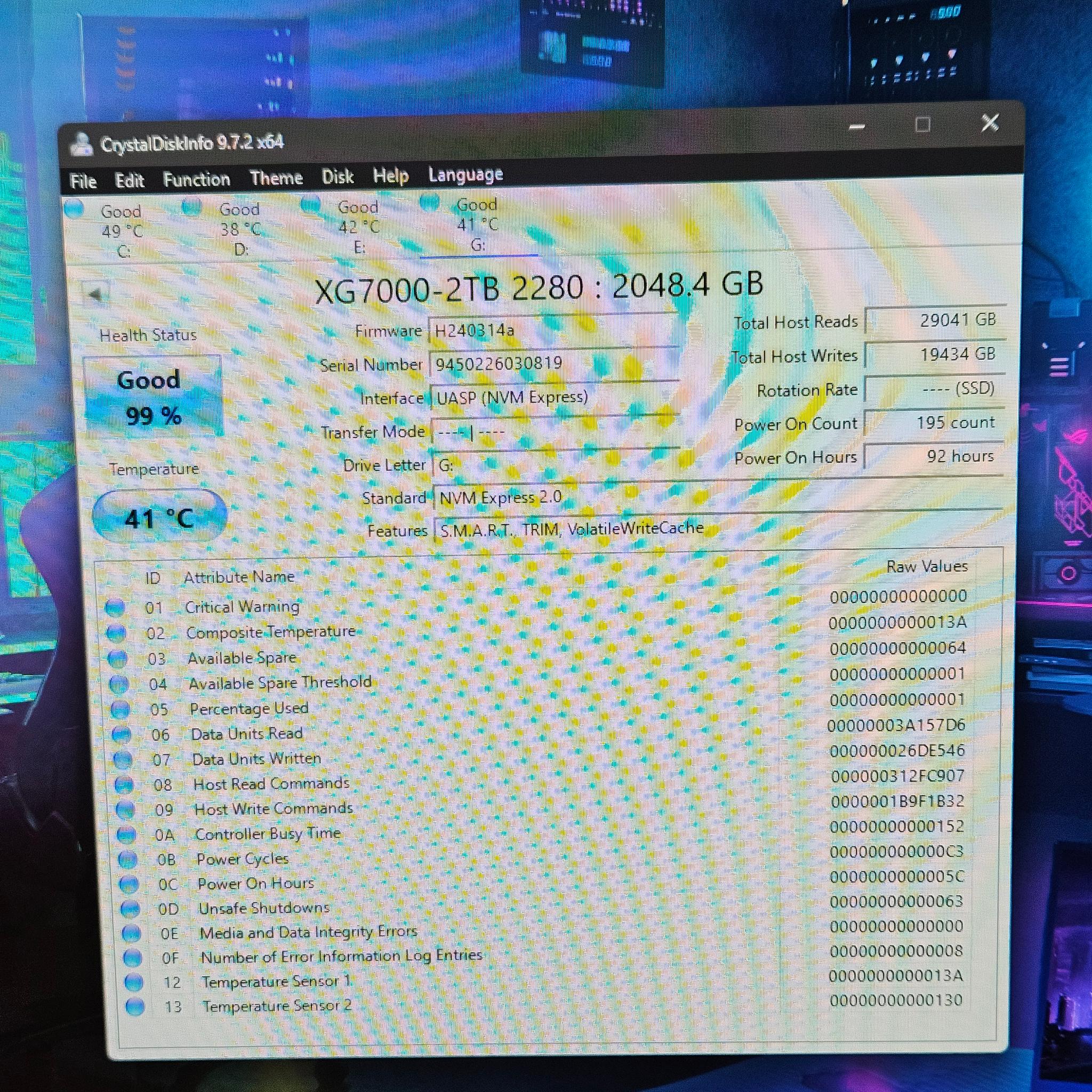 KingSpec 2TB XG 7000 NVME SSD