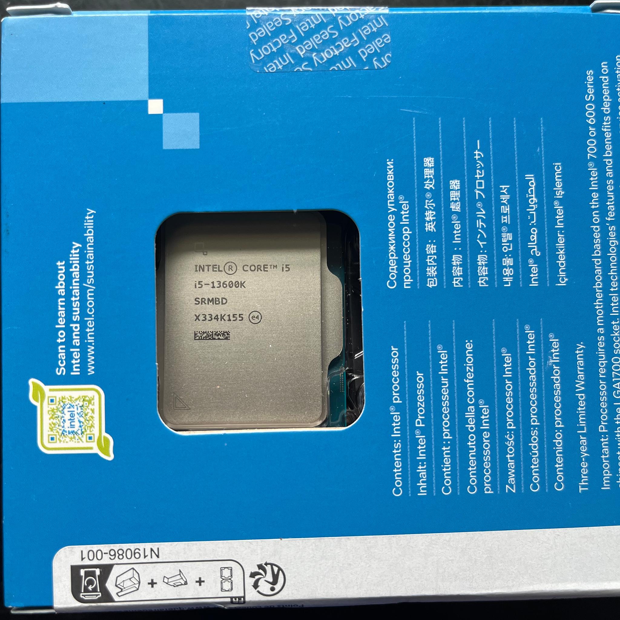 Intel i5-13600k cpu