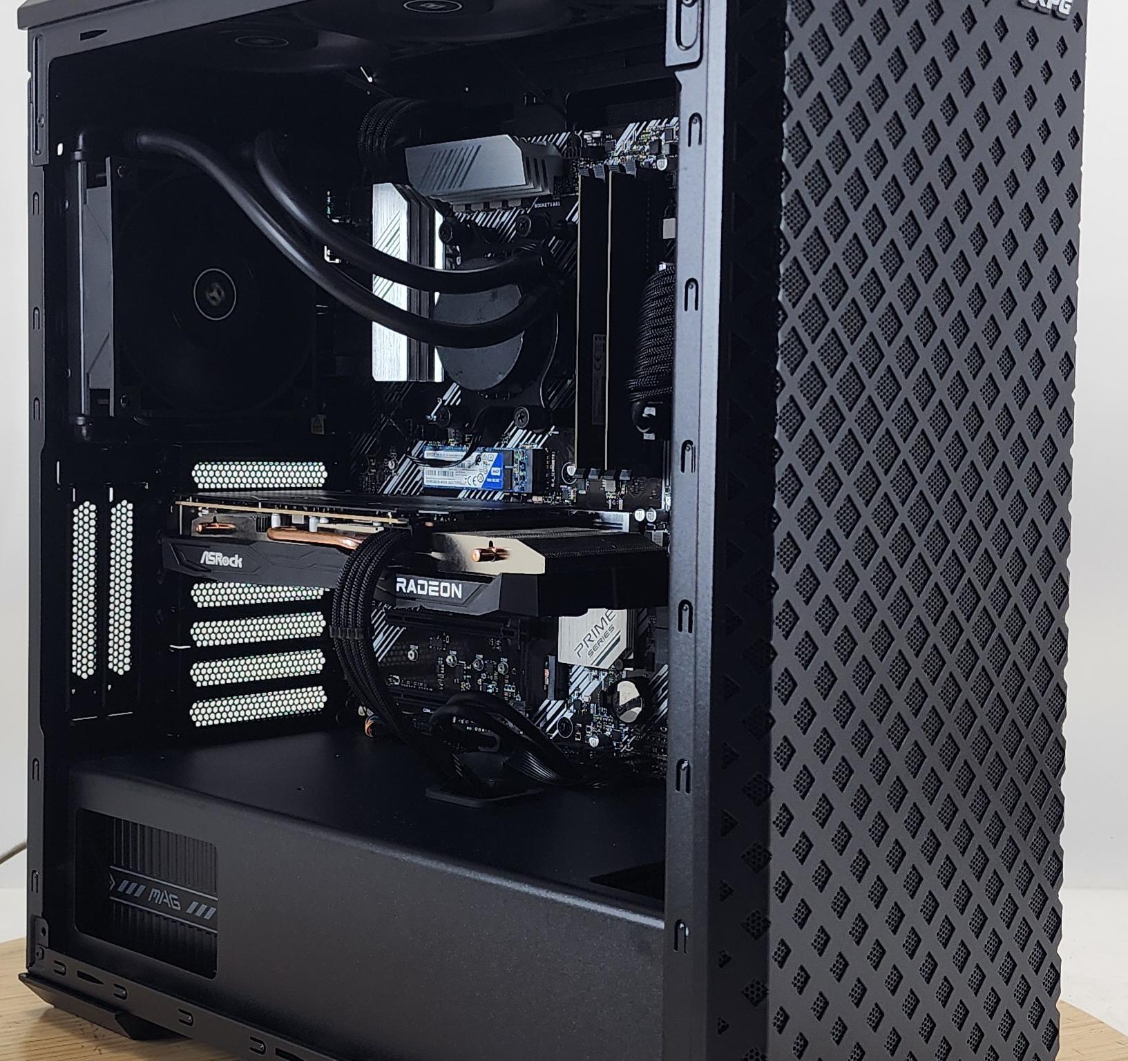 Gaming PC Ryzen 7 5700X 16GB RAM 500GB SSD RX 7600 8GB Windows 11 Computer