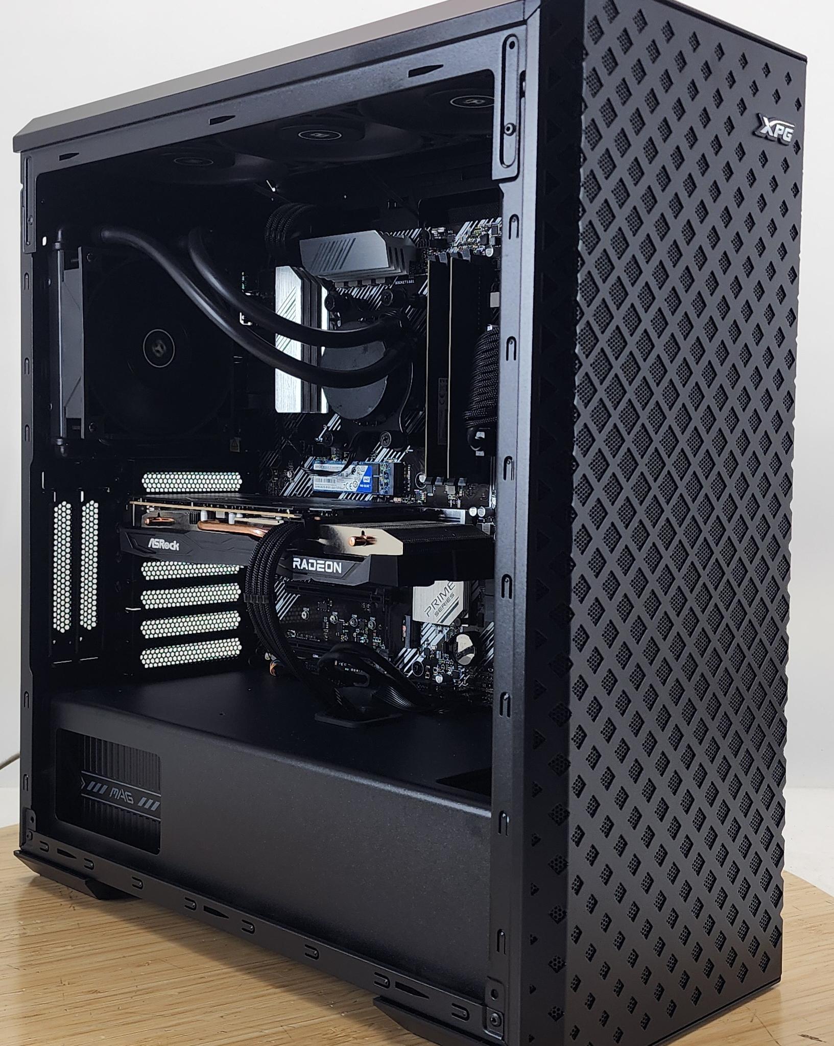 Gaming PC Ryzen 7 5700X 16GB RAM 500GB SSD RX 7600 8GB Windows 11 Computer