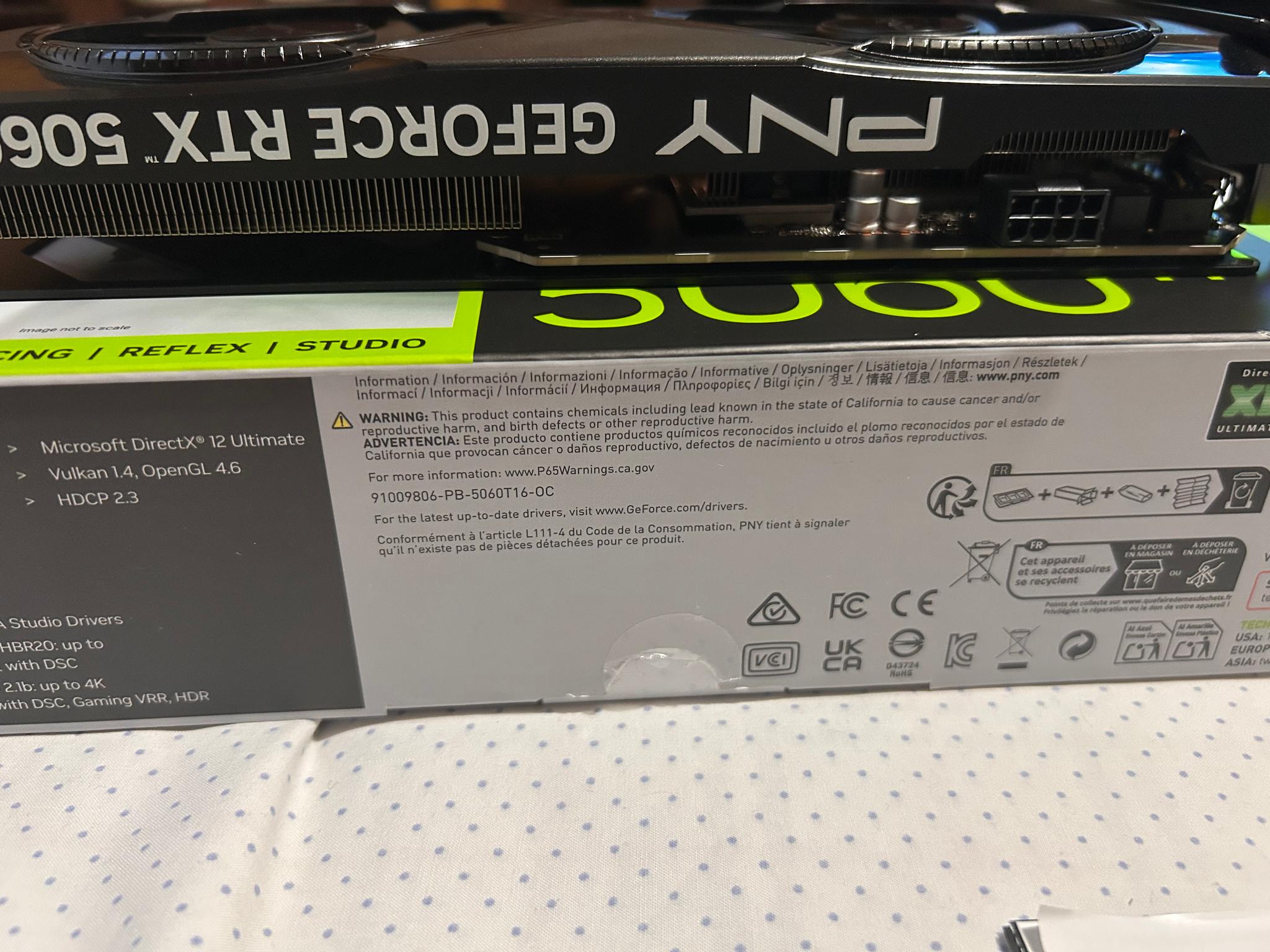 PNY Verto RTX 5060Ti (16GB) - Image 3