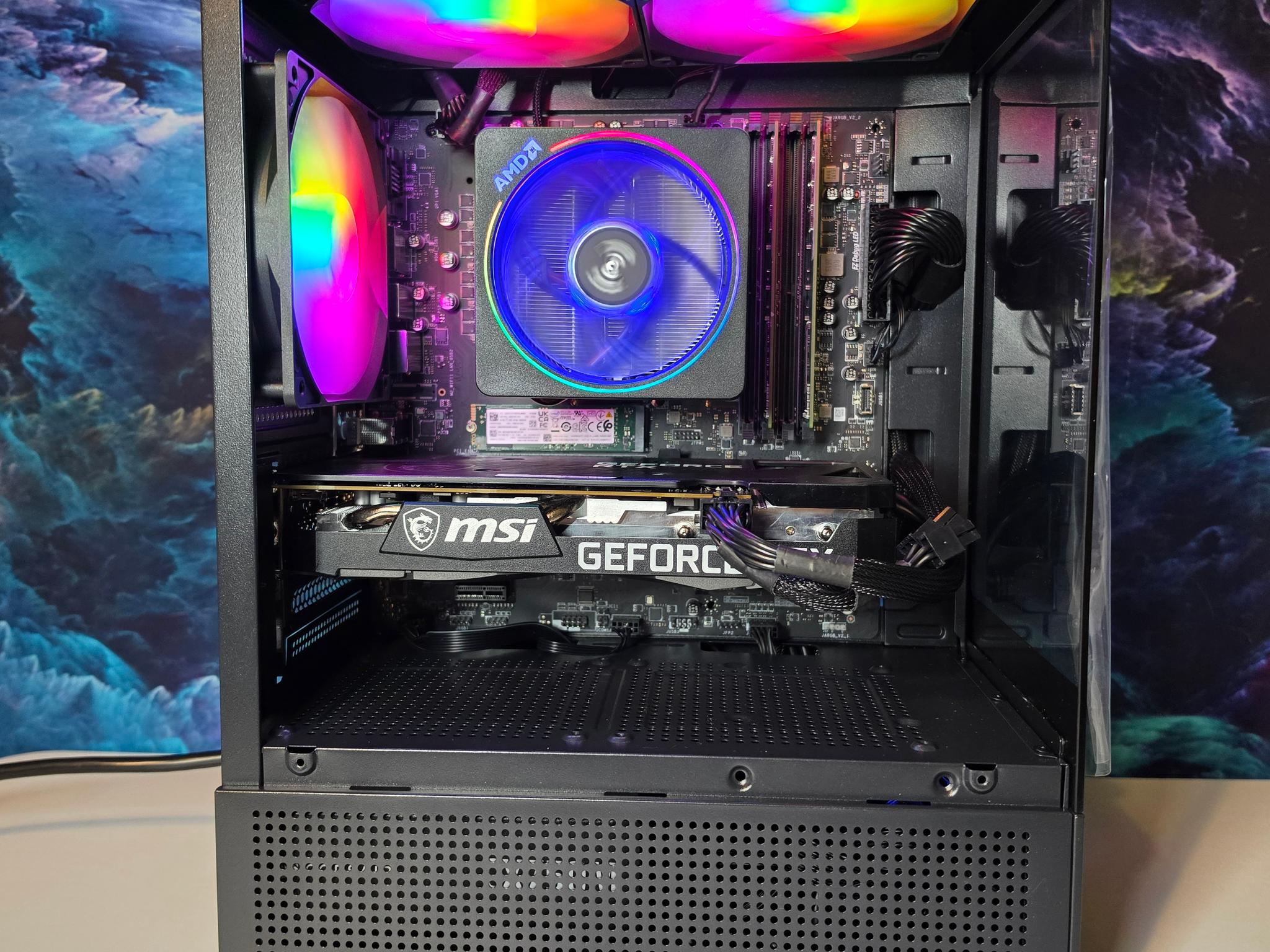 MSI RTX 3060ti 8gb + Ryzen 5500 PC Build #102