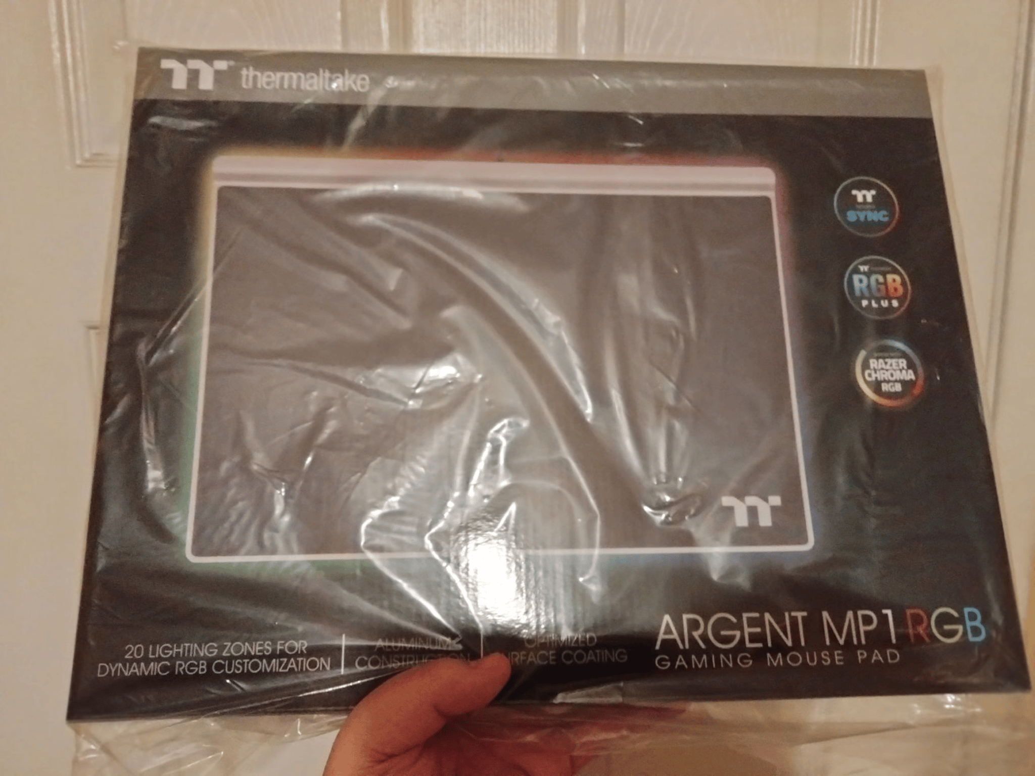BNIB Thermaltake Argent MP1 RGB Gaming Mousepad