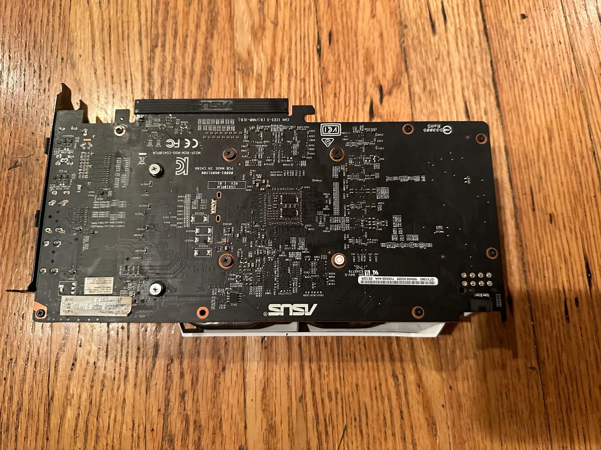 Asus GTX 1060 6GB Dual GPU