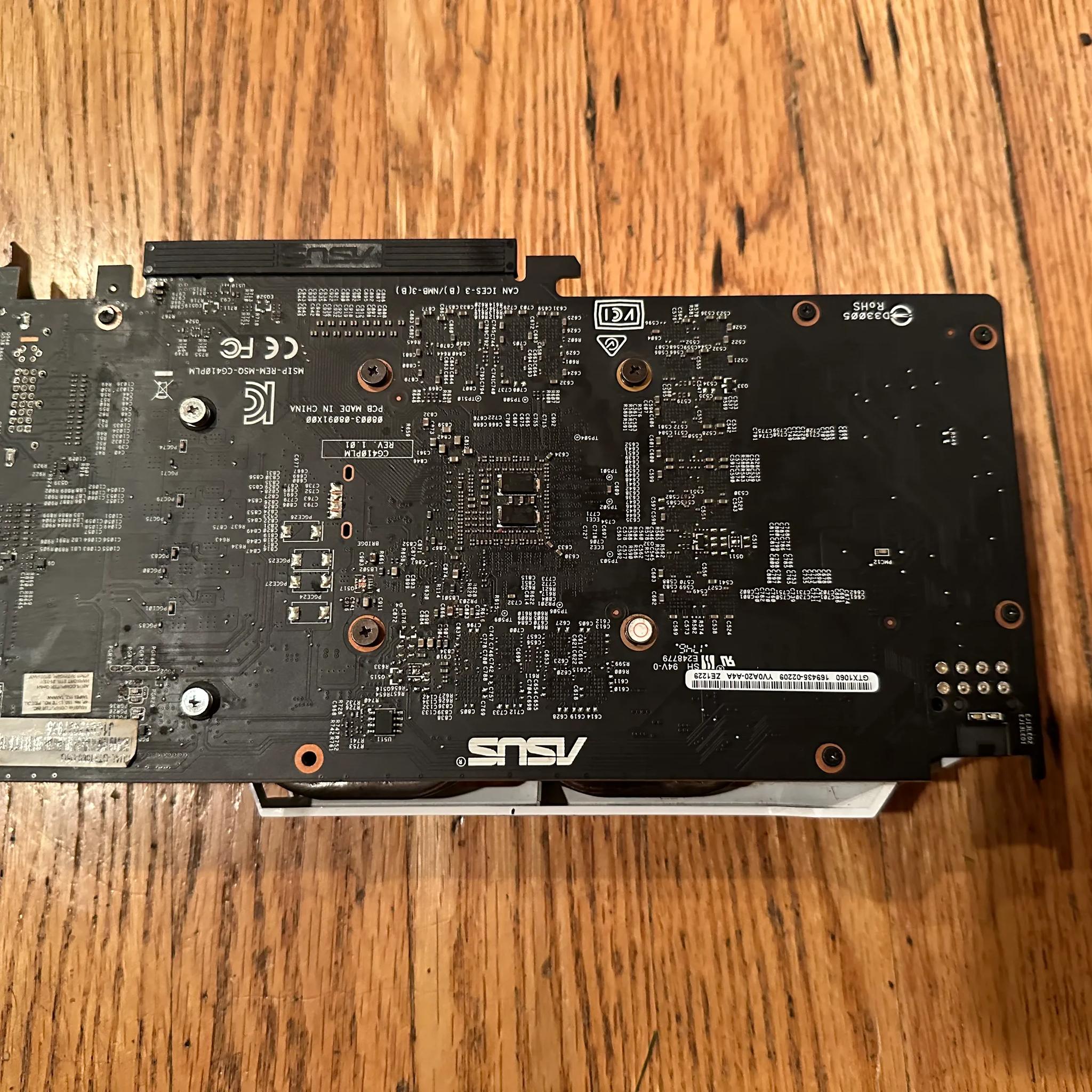 Asus GTX 1060 6GB Dual GPU