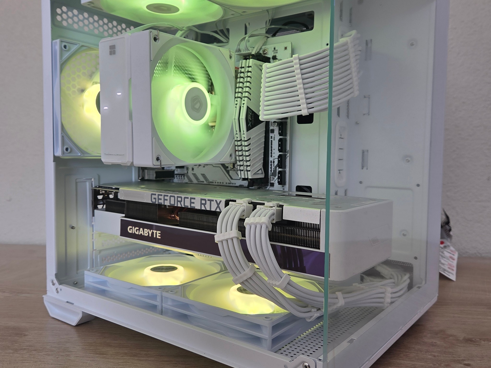 ❄️🤍 Frost vision Pro | RTX 3070 Ti Vision OC | Ryzen 5 5500 | LCD Display Cooler  🤍❄️