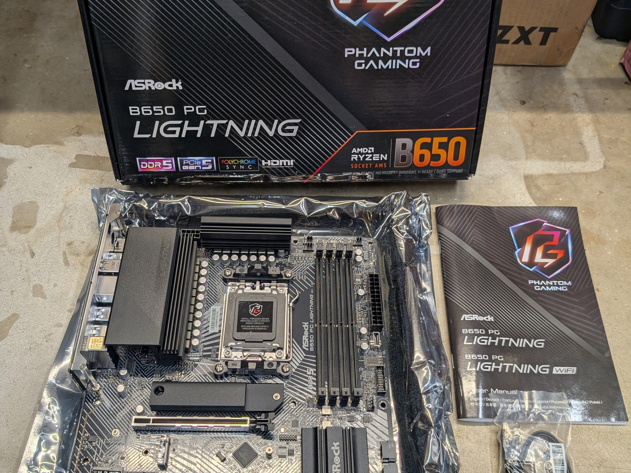 ASRock B650 PG Lightning AM5 ATX AMD Motherboard
