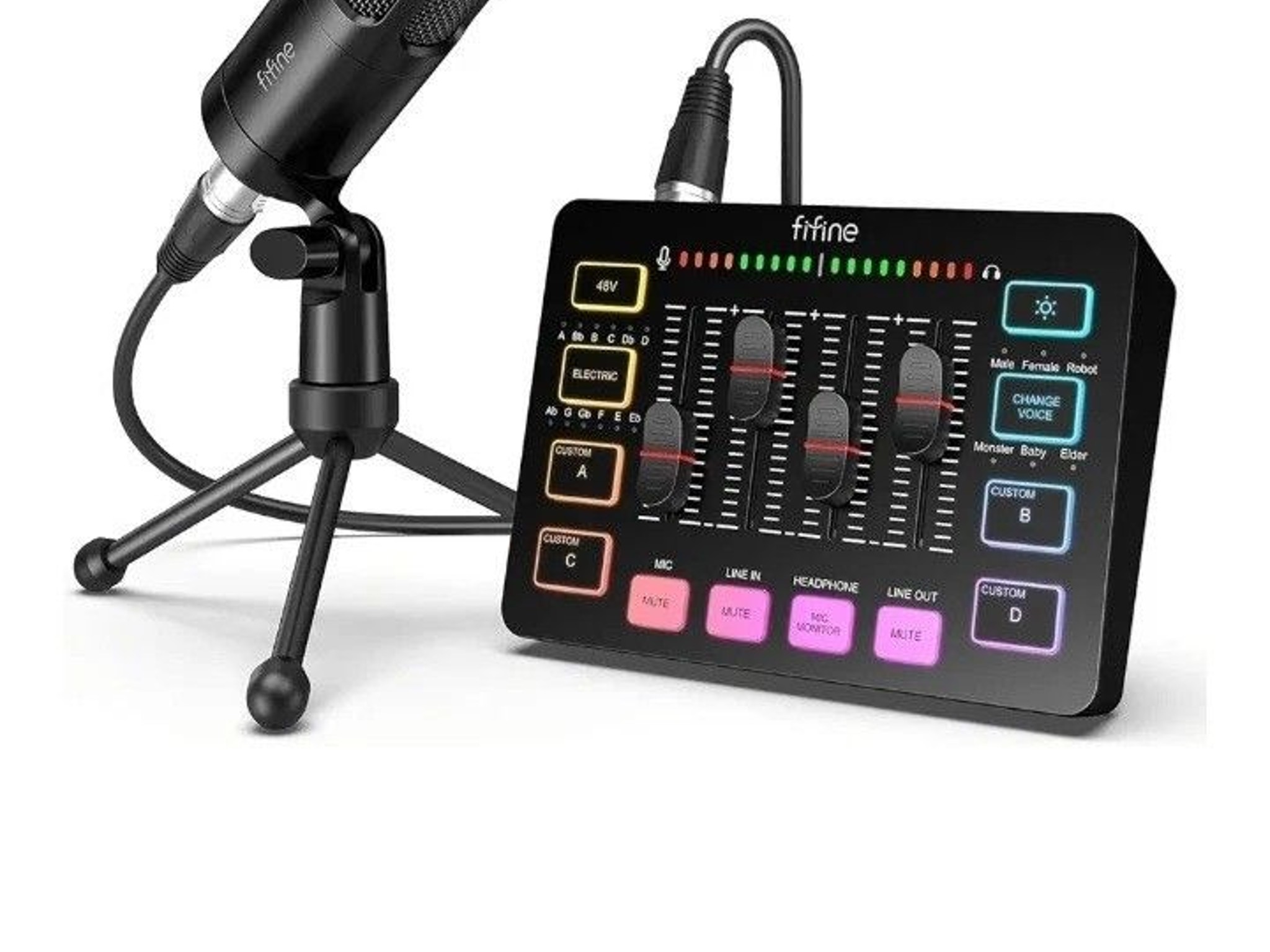 FIFINE Audio Equipment Bundle for Gaming Podcast, Streaming Monitoring-KS3 NEW!!
