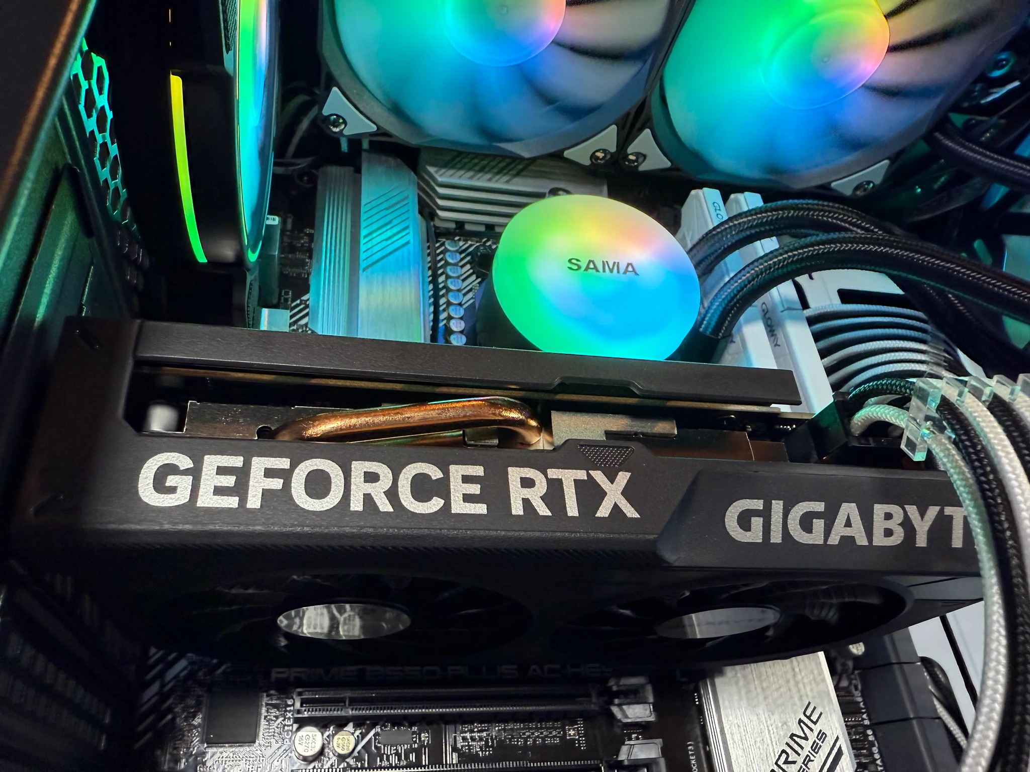 🌈Custom Built RTX 4060 Gaming PC🌈| Ryzen 7, Water Cooled, Windows 11 | Fortnite, CoD, GTA V, More!