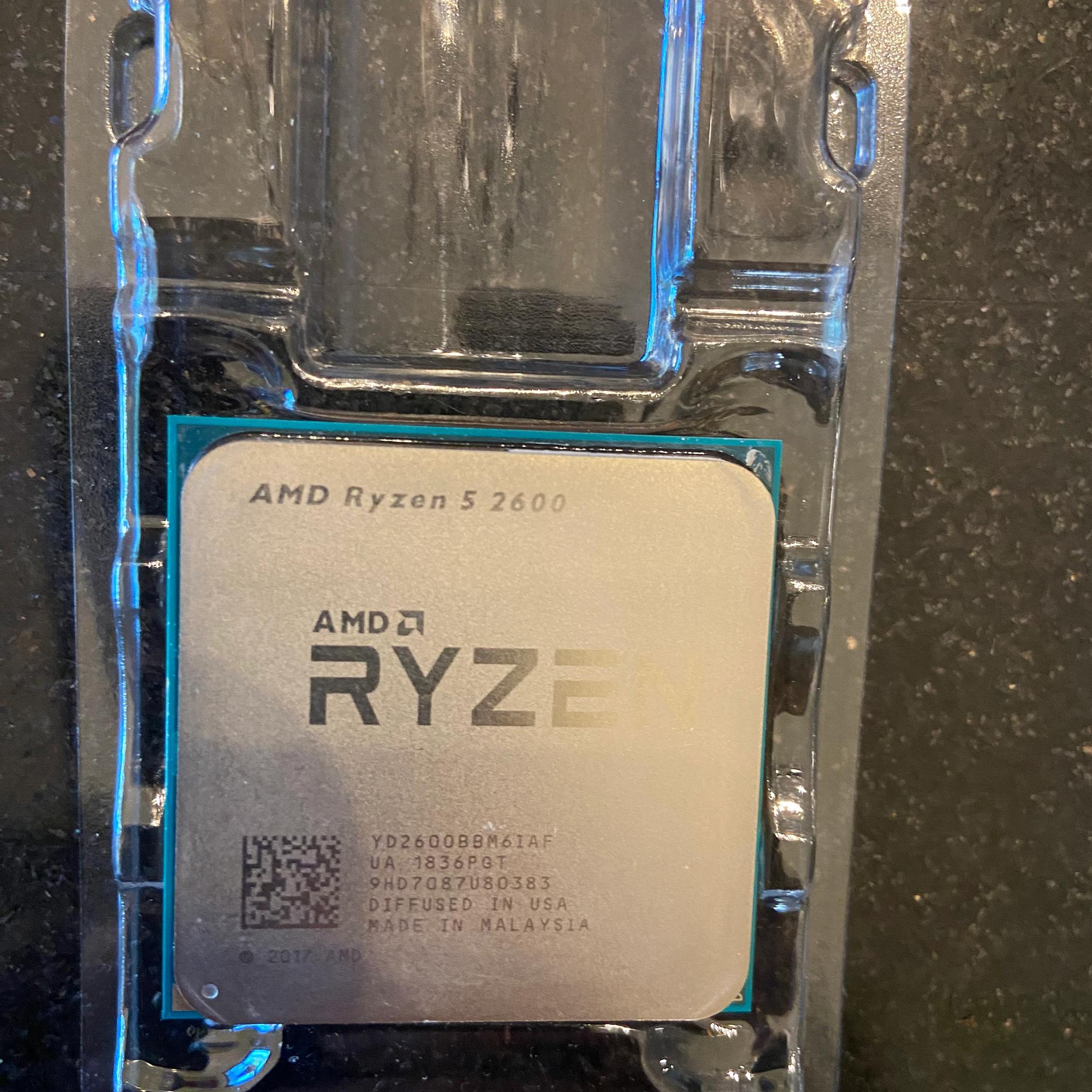 (2) Ryzen 5 2600 CPU's w/ Wraith Stealth Cooler