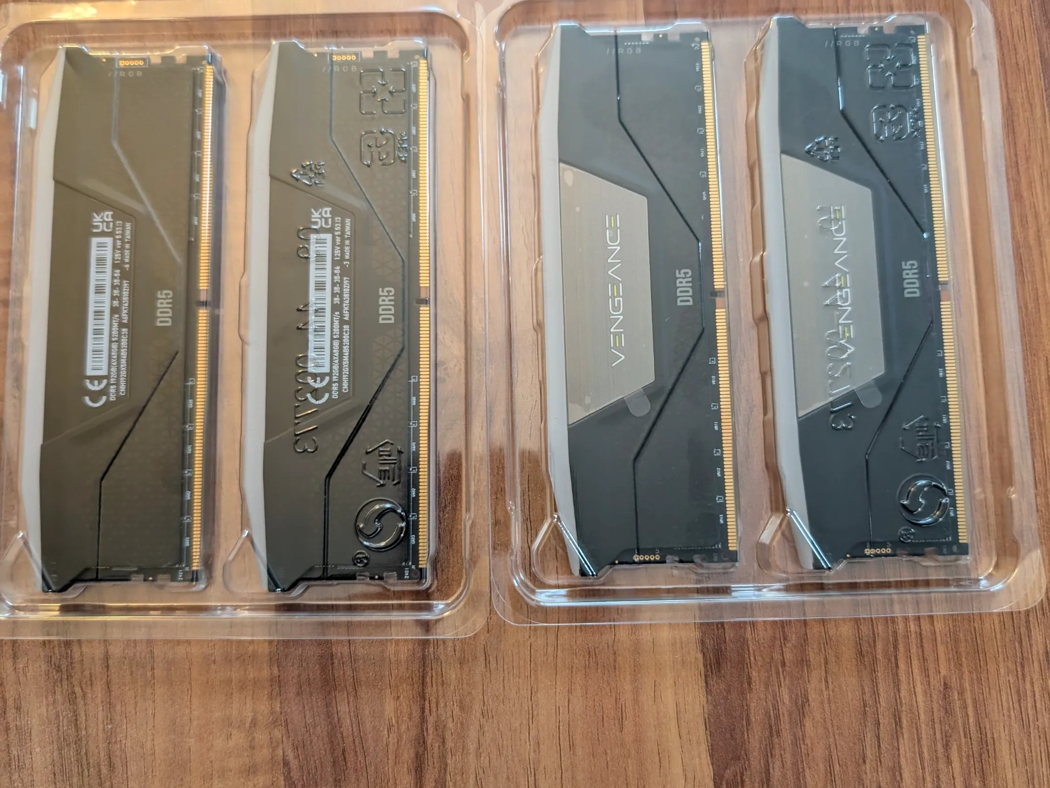 CORSAIR VENGEANCE RGB DDR5 RAM 192GB (4x48GB) 5200MHz CL38 Intel XMP iCUE Compatible Computer Memory