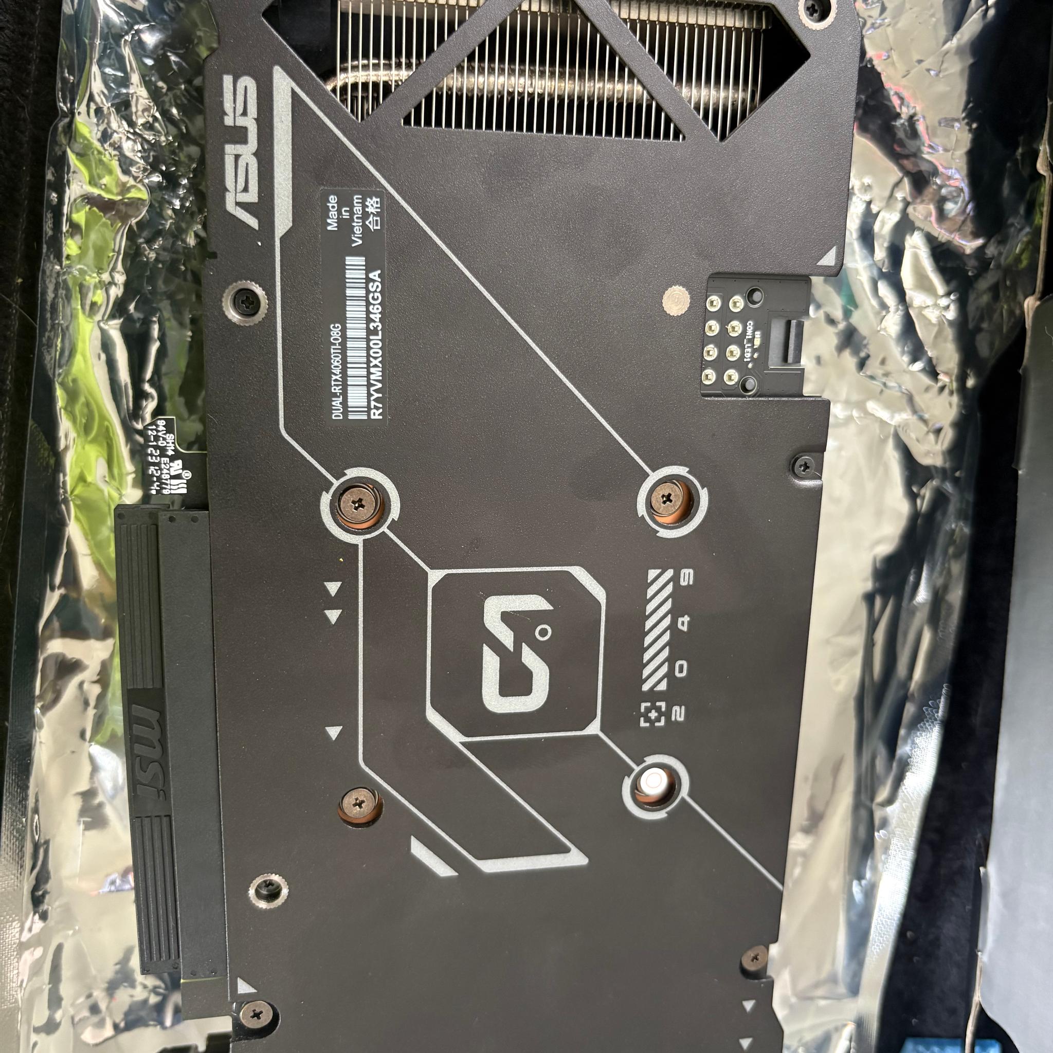 Asus Dual RTX 4060 TI 8gb