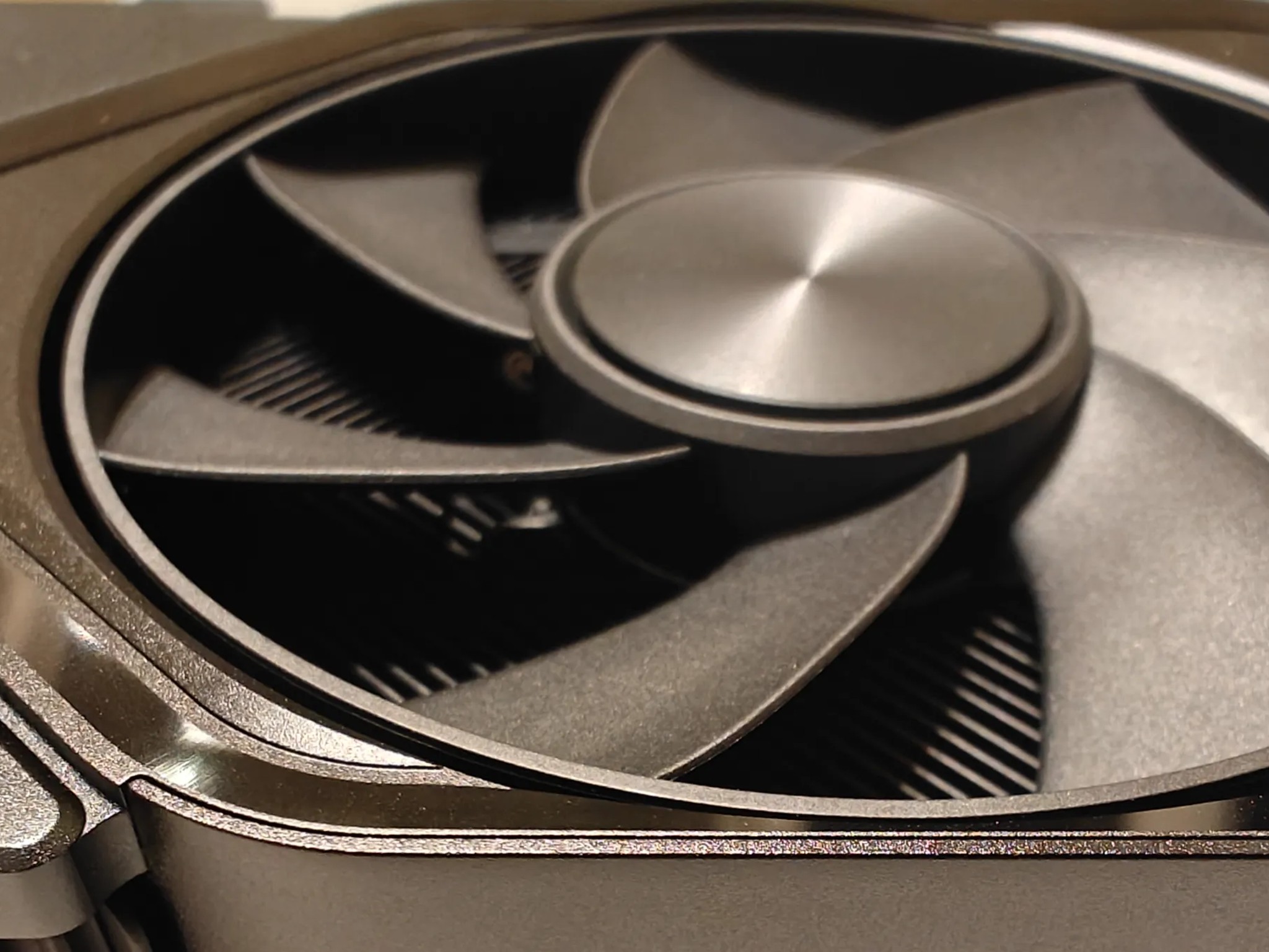 NVIDIA GeForce RTX 4070 SUPER Founders Edition Graphics Card 12GB GDDR6X - Titanium and Black