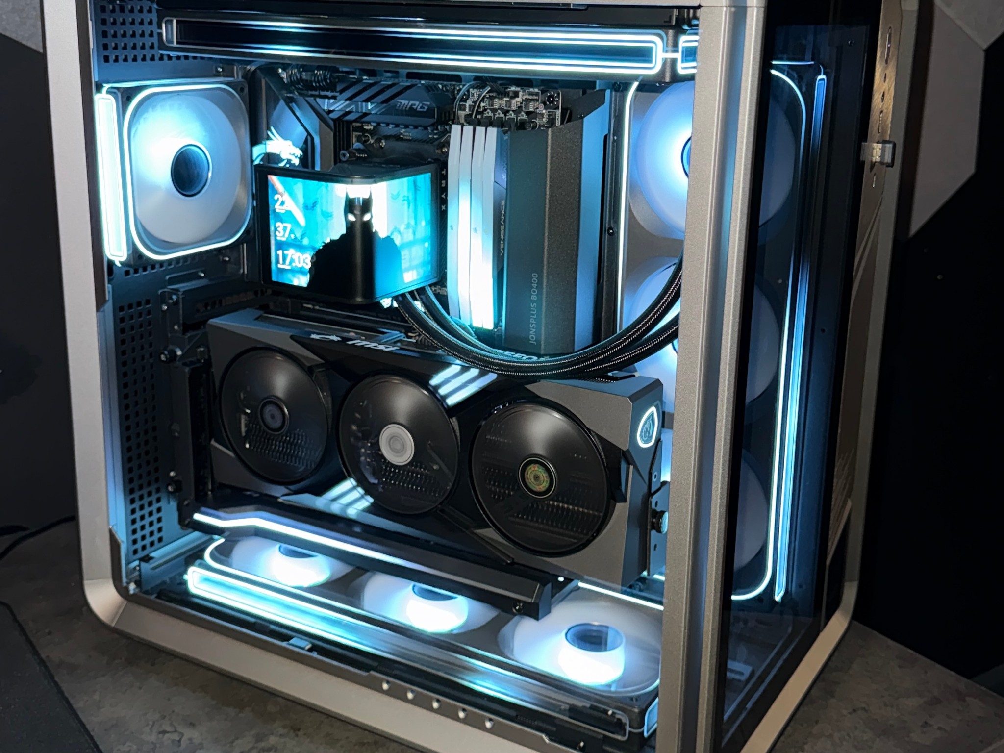 Custom MSI PRO Gaming PC|MSI RTX 5080 Gaming Trio|Ryzen 7 9800X3D|MSI 1250W PSU|4TB Gen 4 NVME SSD|