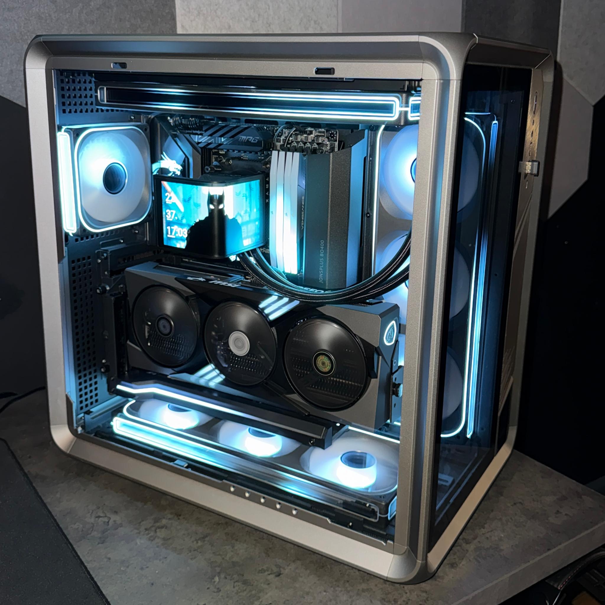 Custom MSI PRO Gaming PC|MSI RTX 5080 Gaming Trio|Ryzen 7 9800X3D|MSI 1250W PSU|4TB Gen 4 NVME SSD|