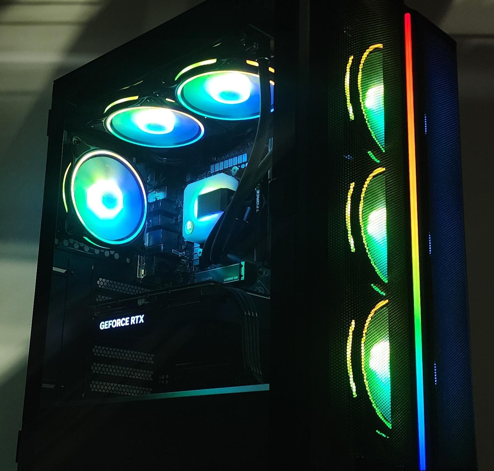 Gaming PC Ryzen 7 7700 16GB RAM 1TB SSD RTX 4060 Ti 8GB Windows 11 Computer