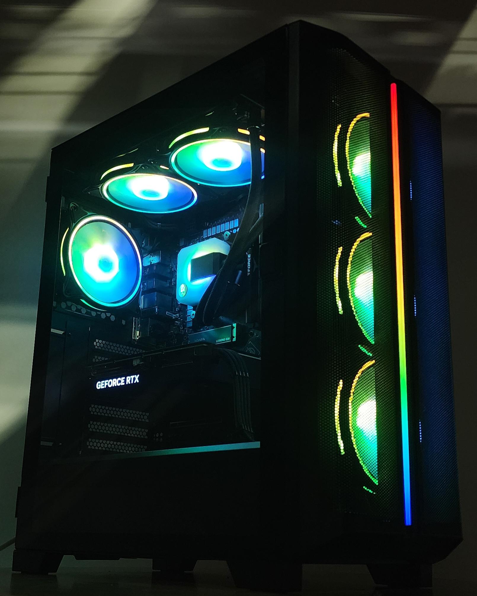 Gaming PC Ryzen 7 7700 16GB RAM 1TB SSD RTX 4060 Ti 8GB Windows 11 Computer